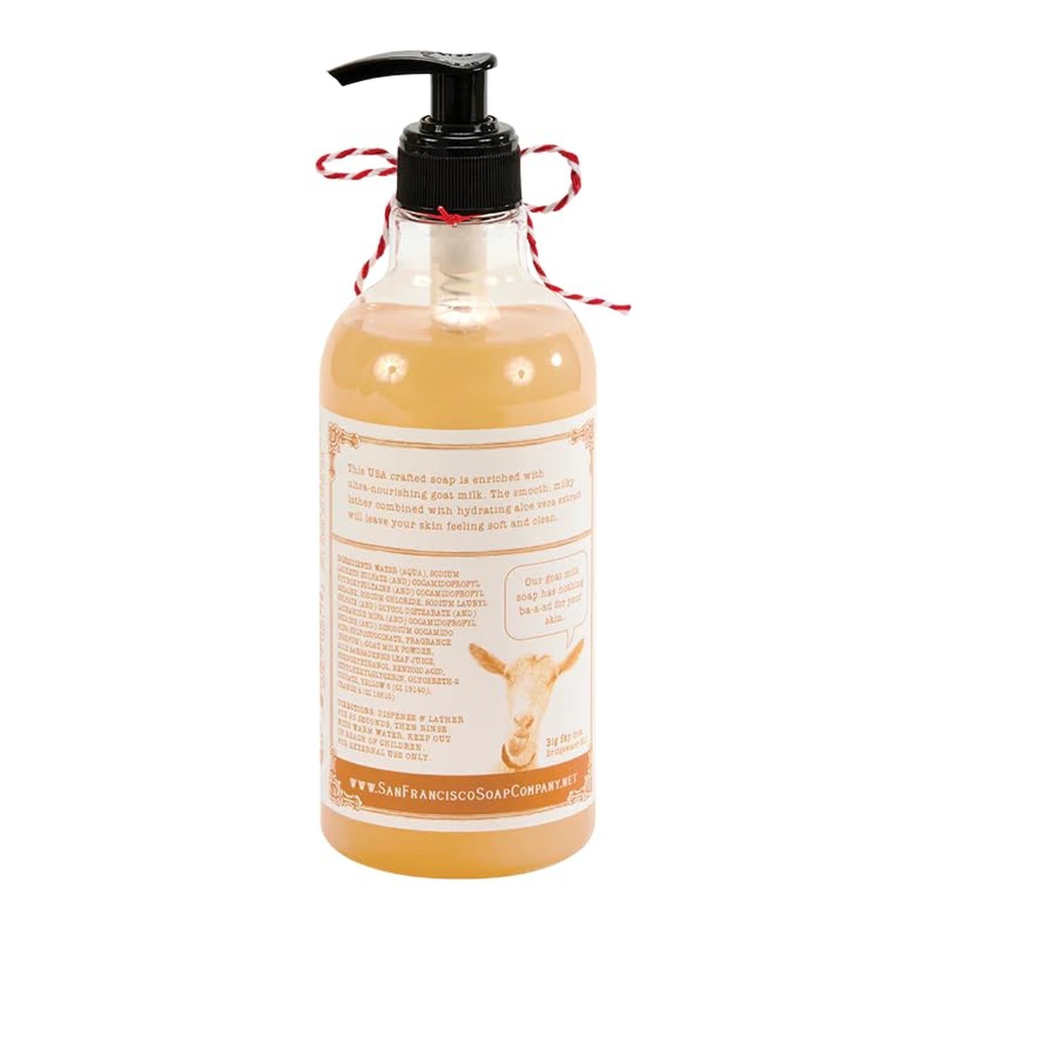San Francisco Soap Company Clean & Caprine Goat Milk Hand Soap | Honey | Dye-…