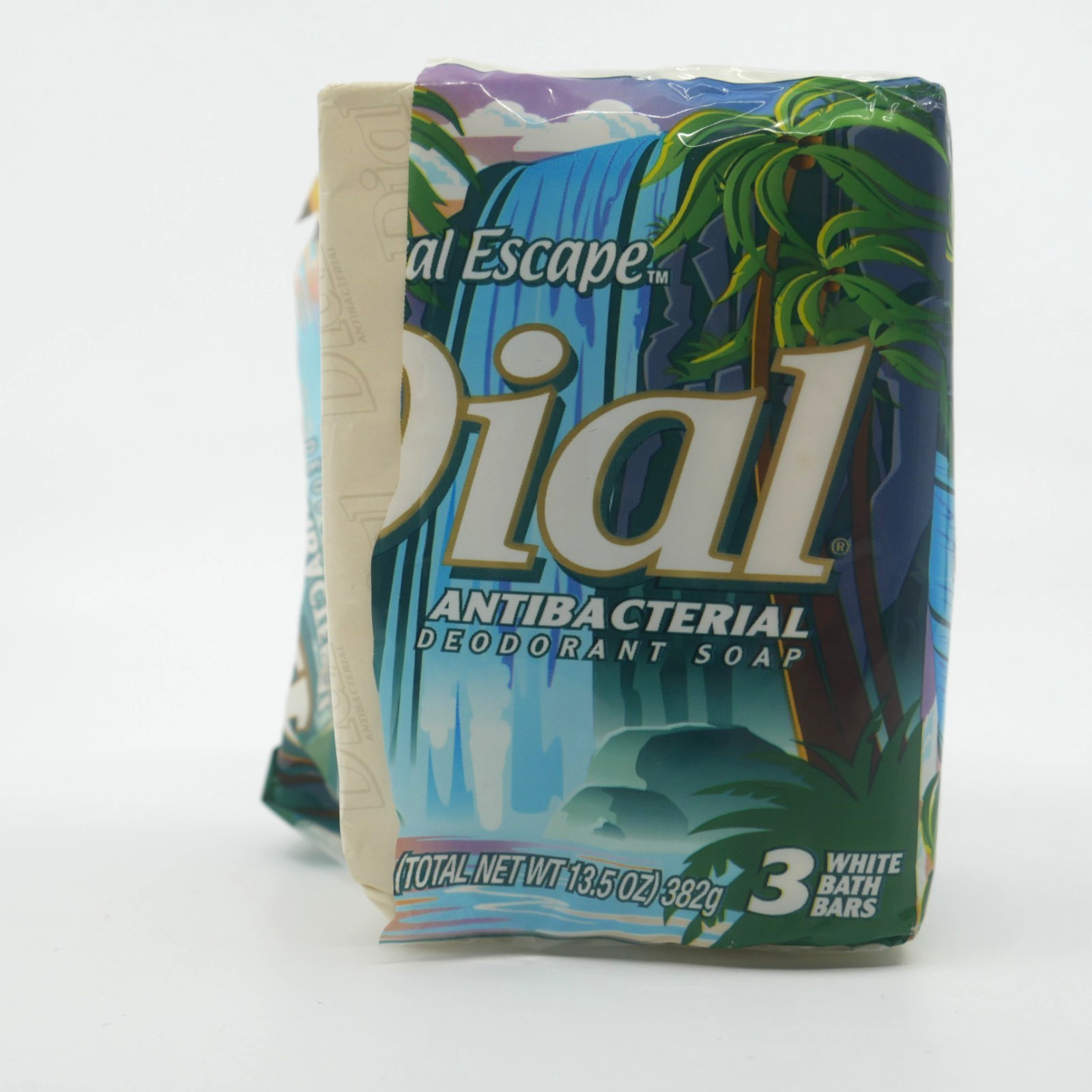 Dial Tropical Escape Antibacterial Soap 2 Bars AS SHOWN Vintage