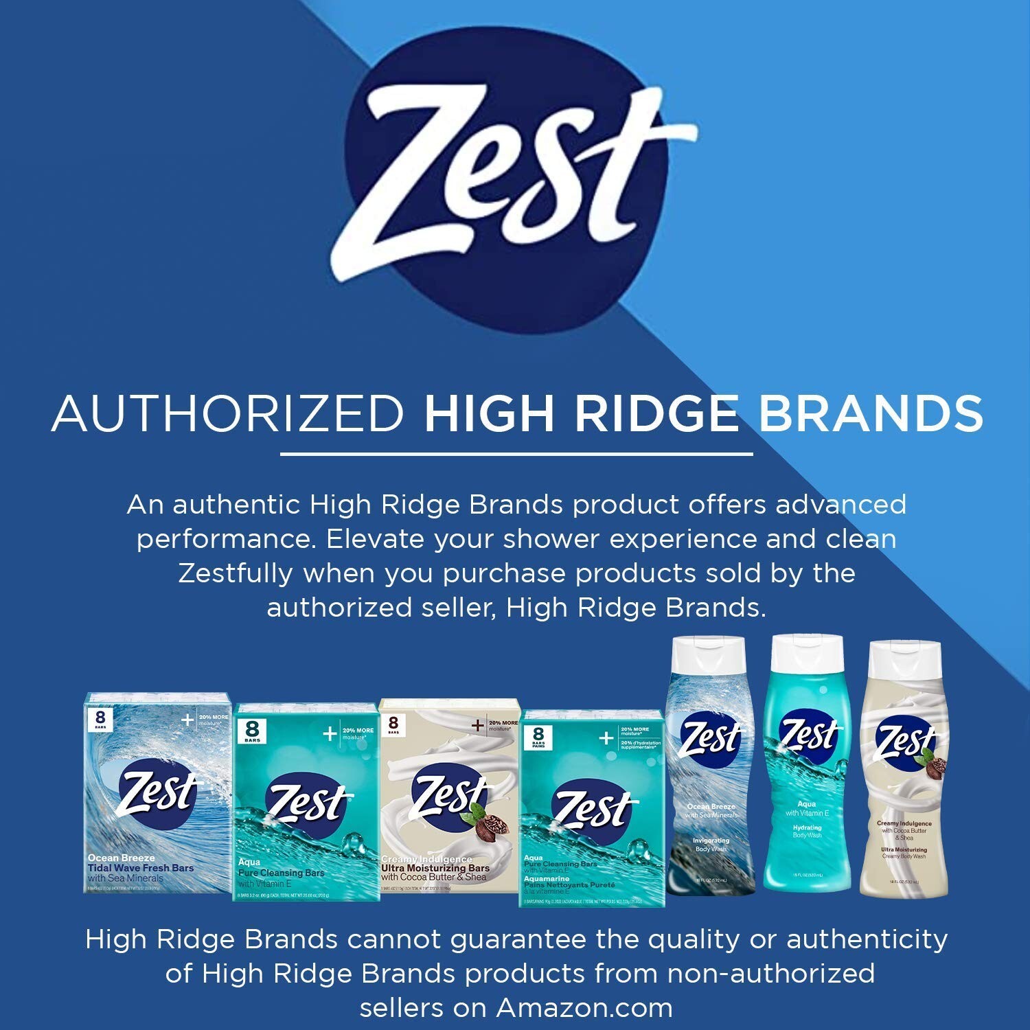 Zest Bar Soap – 8 Bars – Cocoa Butter & Shea Moisturizing Cleanser