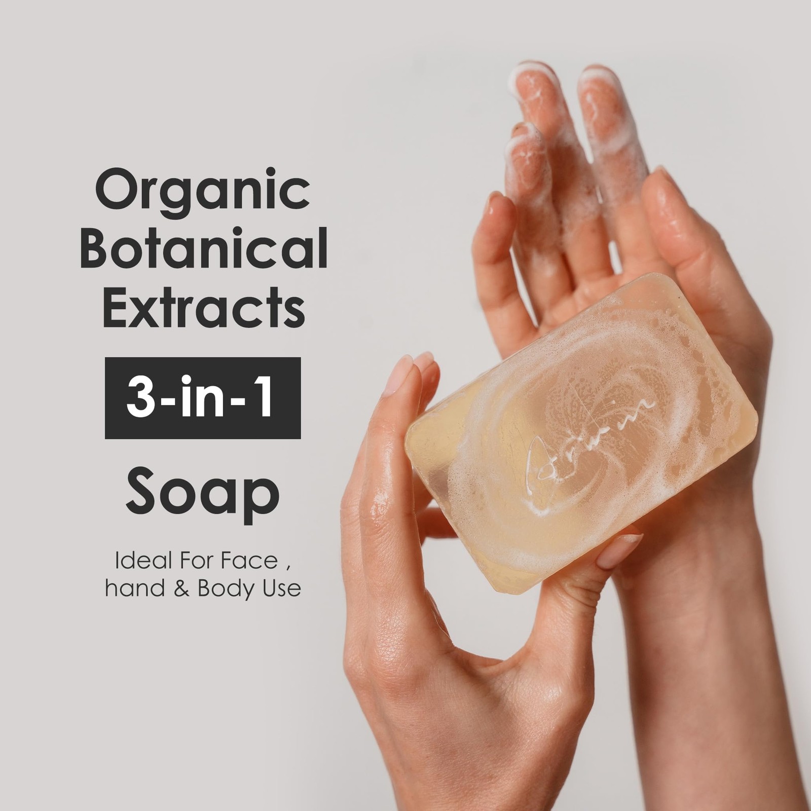 ARWIN Glycerin Soap Bar 180g / 6.3 oz for Face & Body, Ounce (Pack of 1)