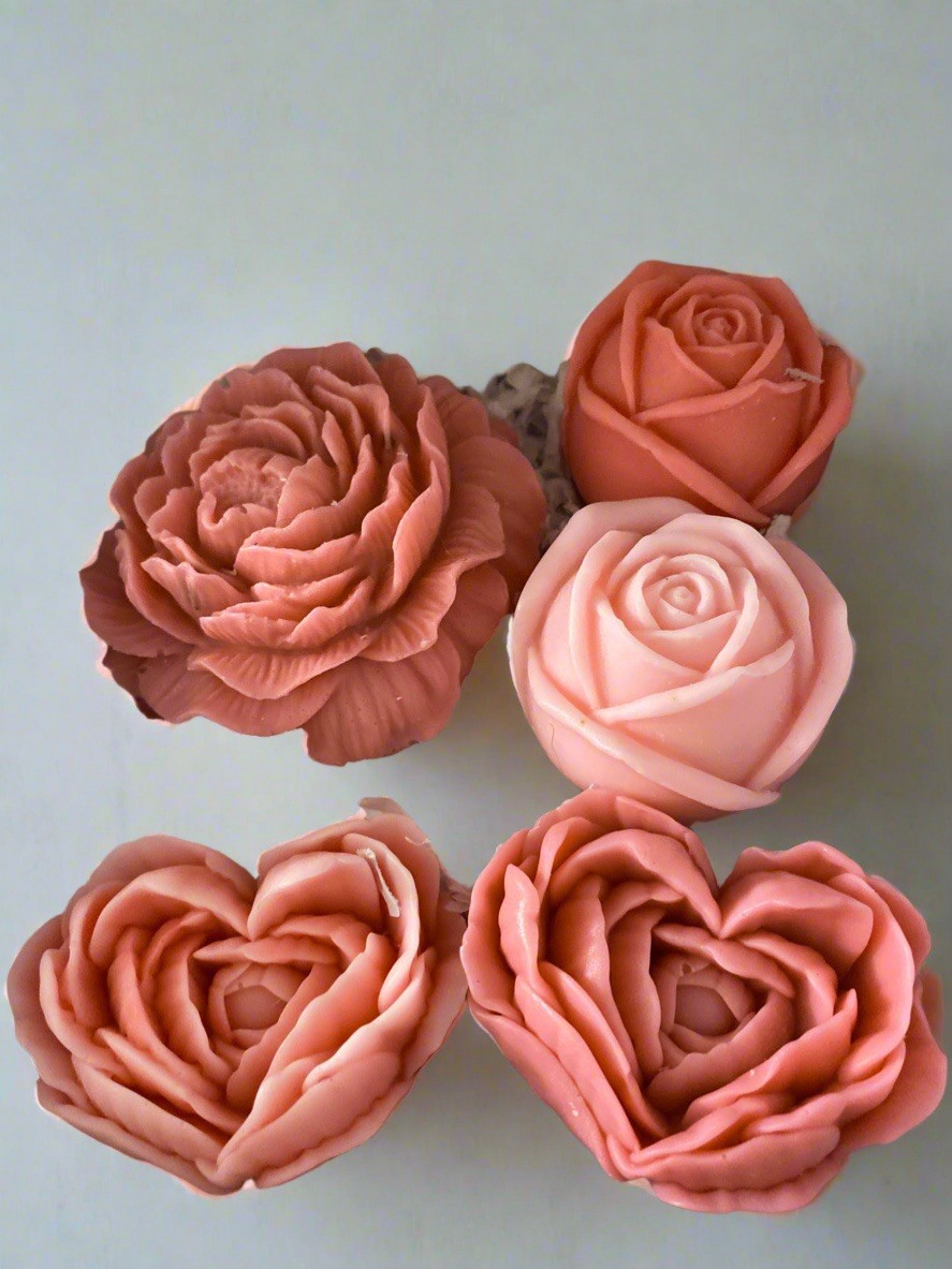 Mother’s Day Gift Soap Roses | Handmade Floral Scented | Gift Box set of 5