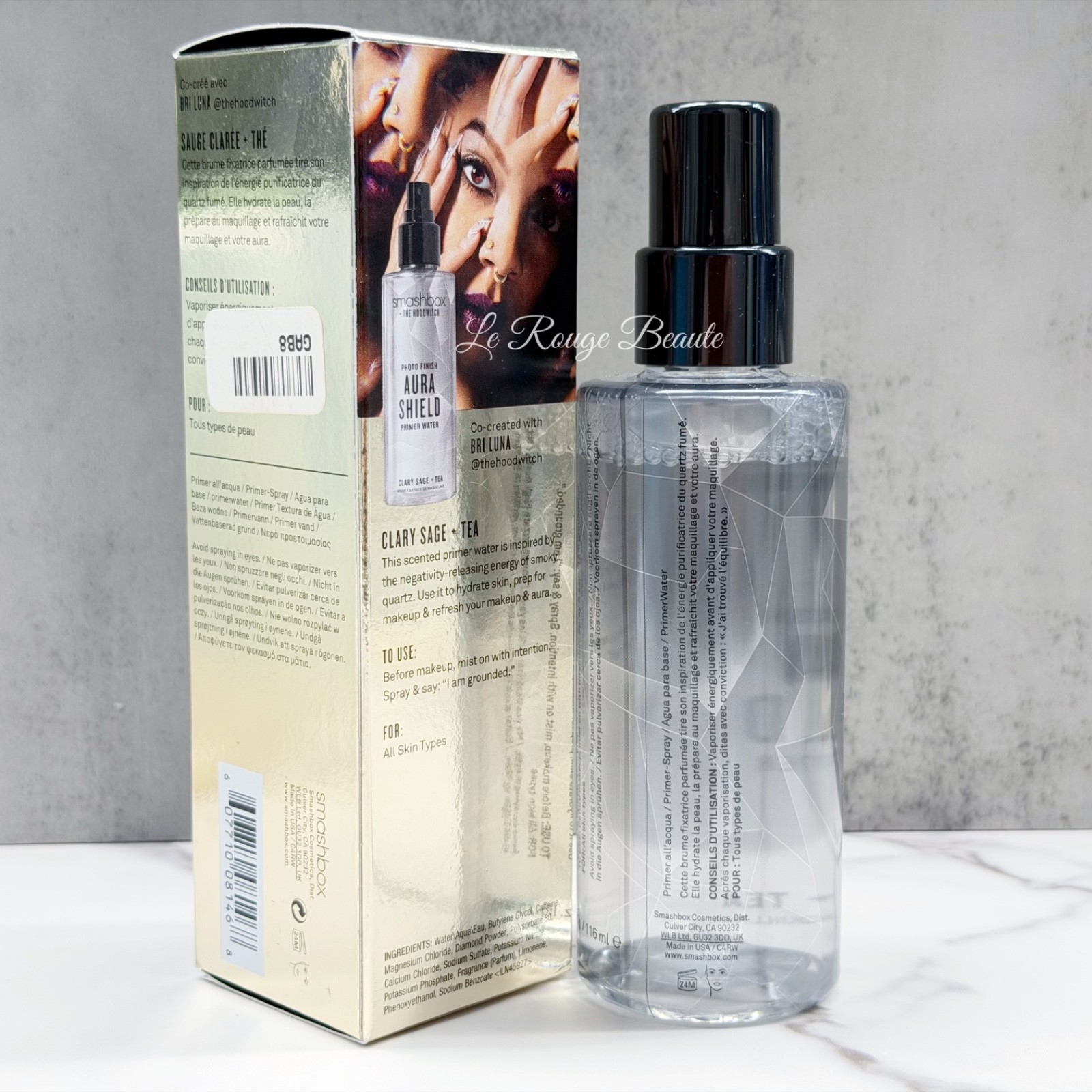 Smashbox Crystalized Aura Shield Primer Water 3.9 fl oz/116 ml