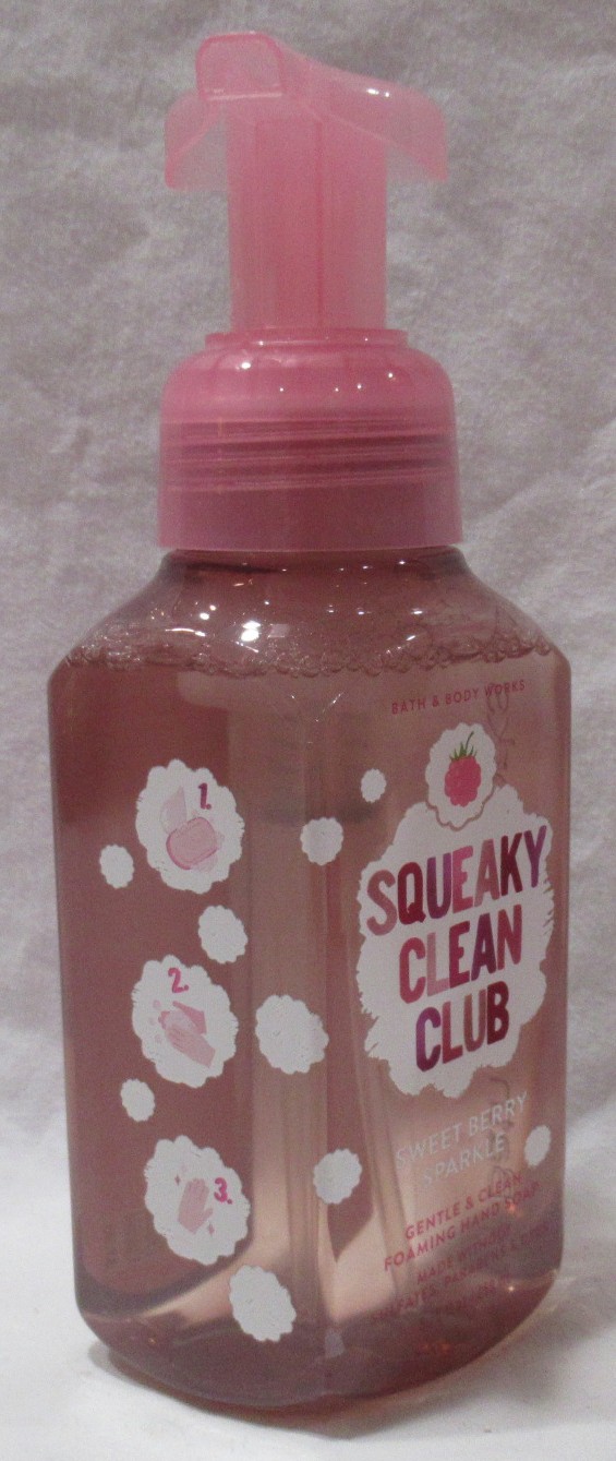 Bath & Body Works Gentle & Clean Foaming Hand Soap Lot Set 2 SWEET BERRY SPARKLE