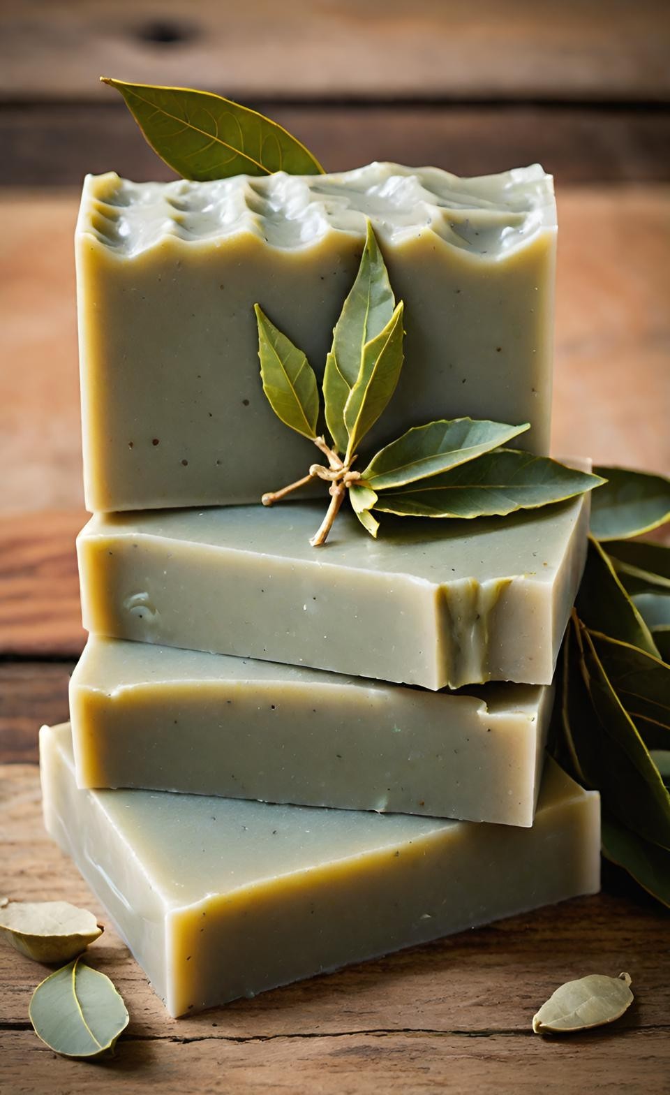 Bay Leaf Handmade Organic Soap Bar Natural Oil Wonderful Scent Premium Body