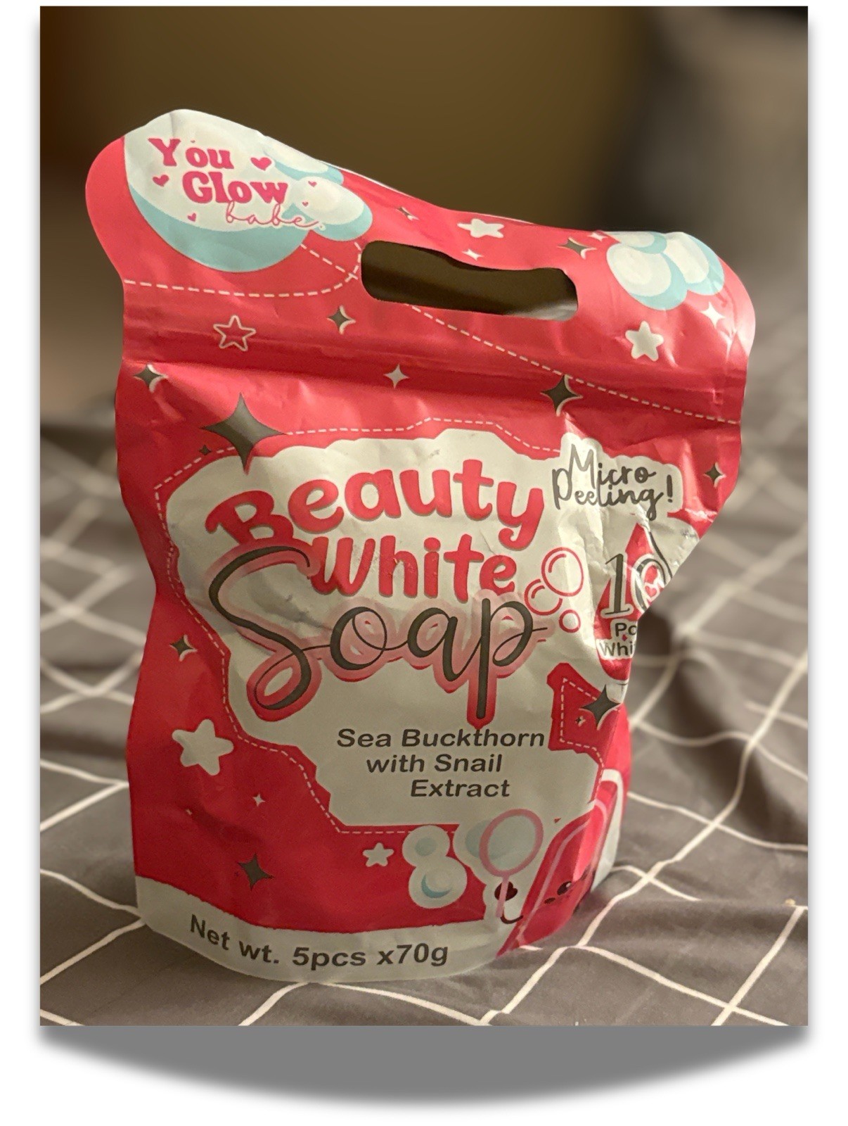 Beauty White Soap by You Glow Babe, 5 Bars x 70g