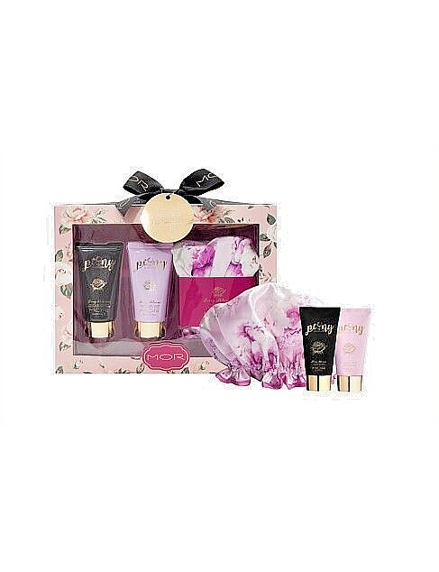 MOR COSMETICS “PEONY BLOSSOM” TRAVEL TRIO, 3 PCS. MADE IN AU