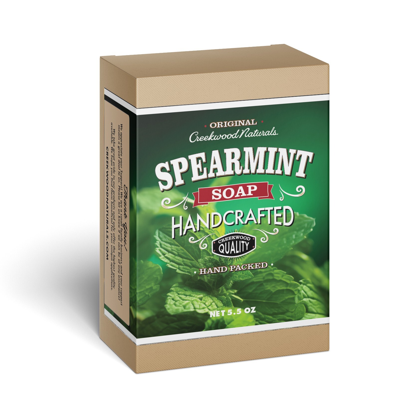 Handmade Spearmint Soap Bar – American Made All Natural Soap
