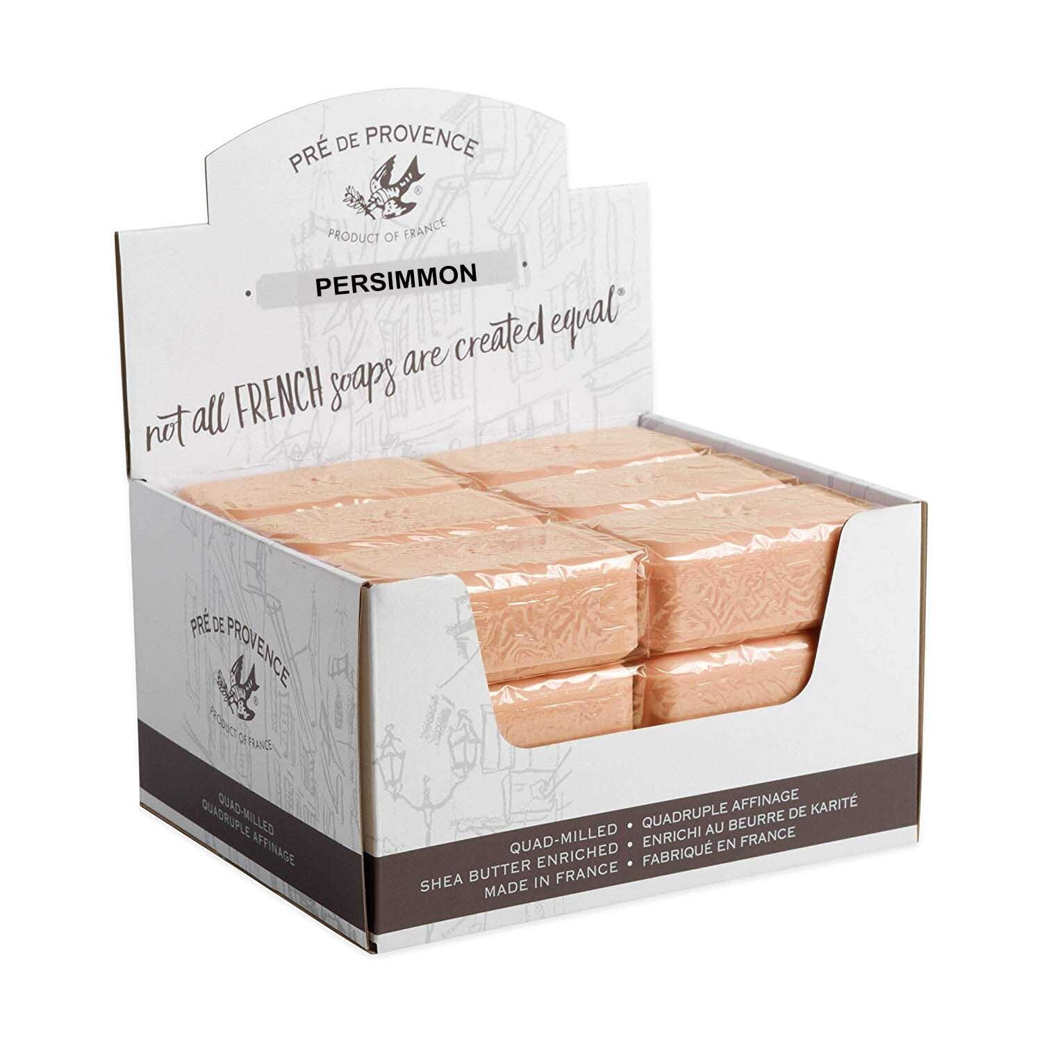 Pre de Provence PERSIMMON Case of 18 x 150 Gram French Soap Bath Shower Bars