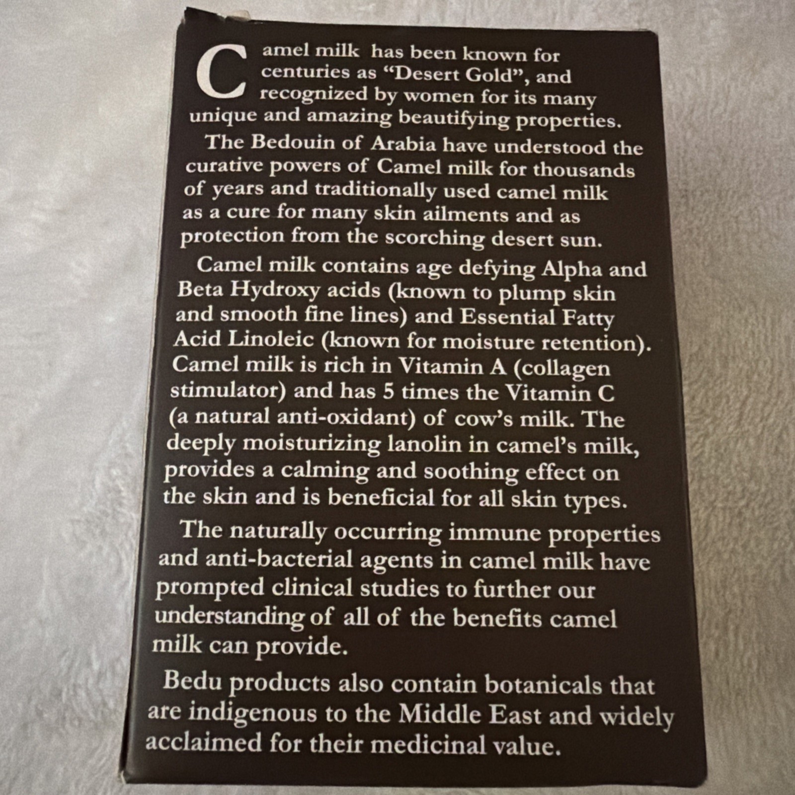 Bedu Camel Milk Soap Bars”Evening Primrose Vetiver”