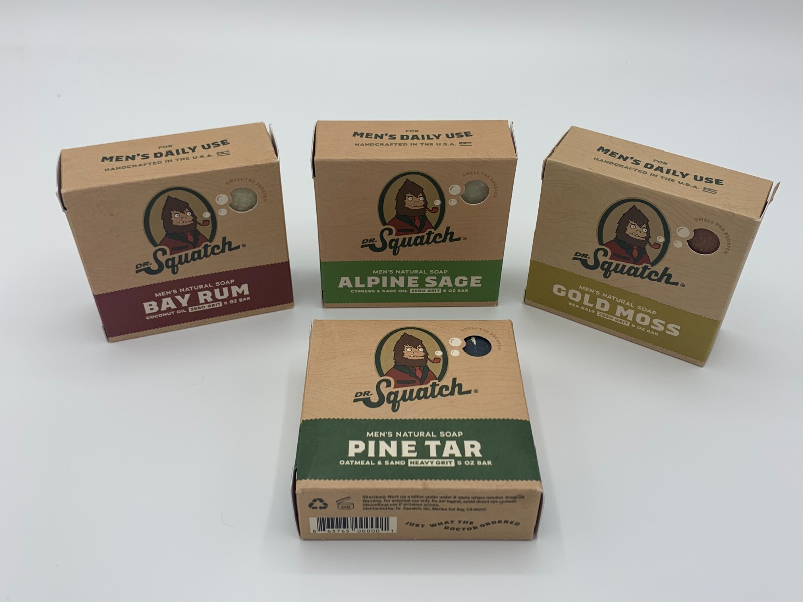 Dr Squatch Soap Pine Tar Bay Rum Fresh Falls Bourbon & 12 MORE U CHOOSE SCENT !