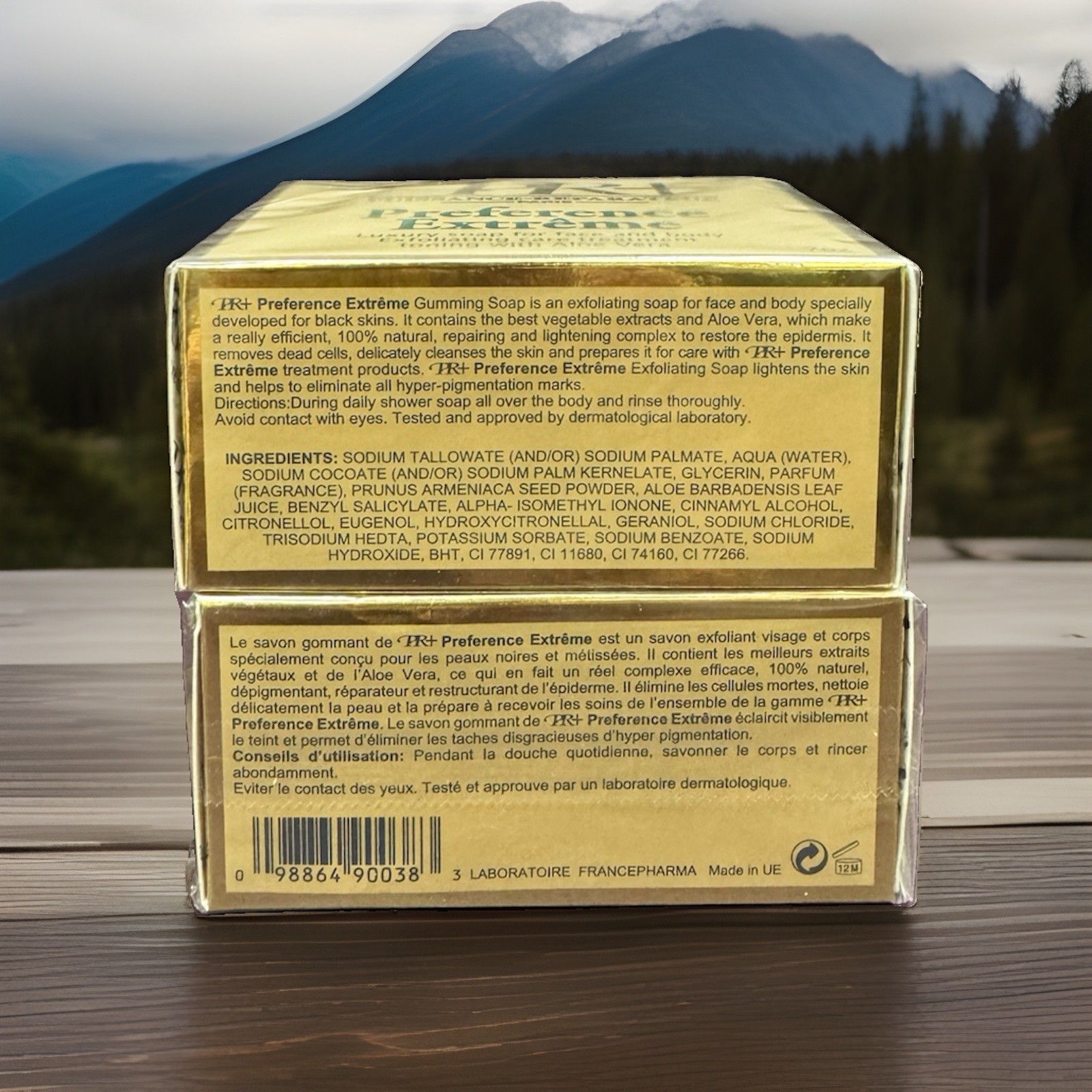 [Pack Of 2] PR+ Puissance Reparateur Luxury Soap With Aloe Vera, 200g Each