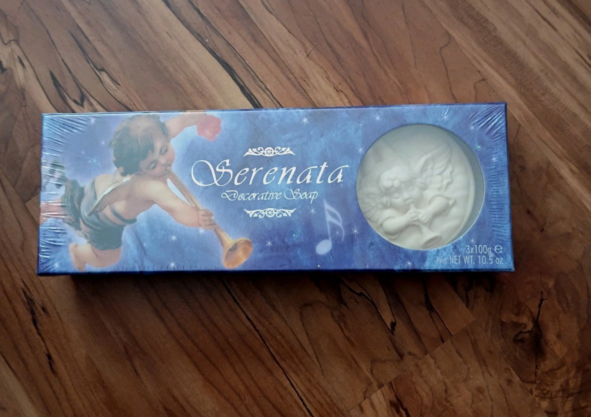 Athena’s Serenata Decorative Soap Angel Scented 3 x 10.5 oz Body & Hands NOS