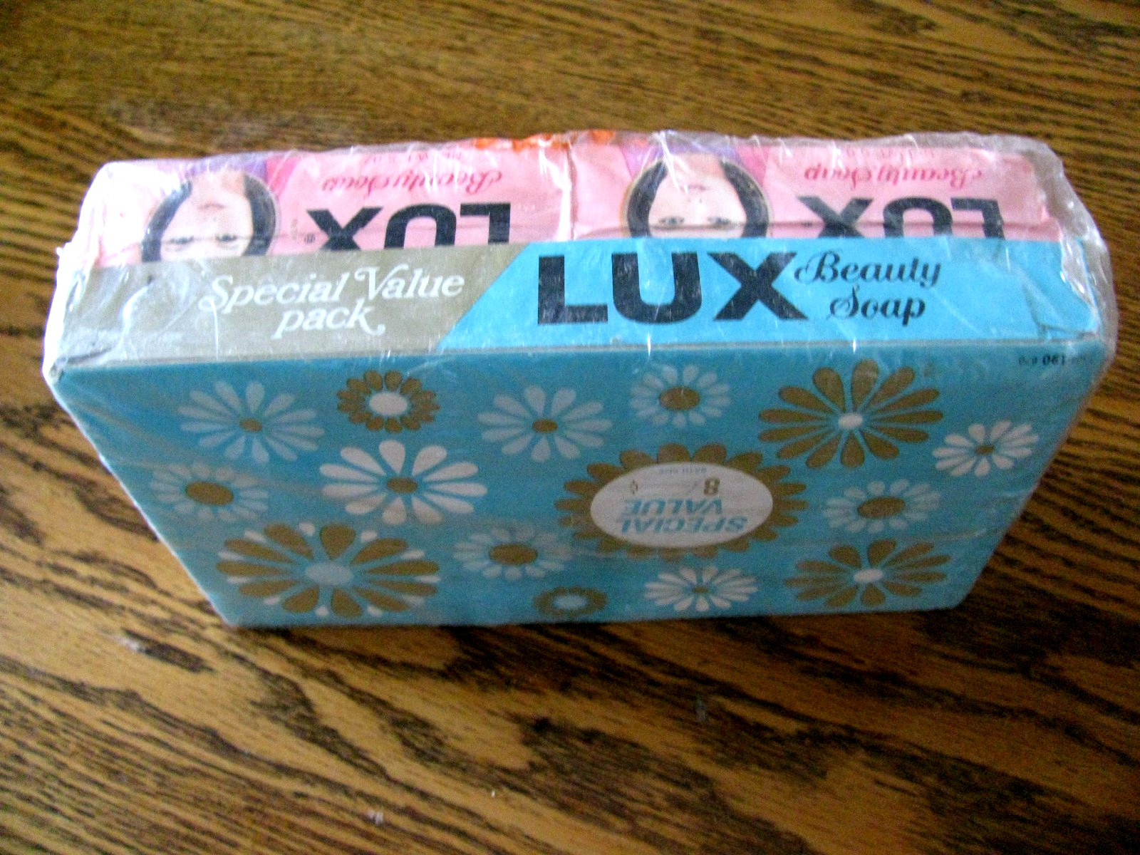 Vintage NOS Multi-bar Pack of 8-5 oz. Bars of Pink LUX Beauty Soap