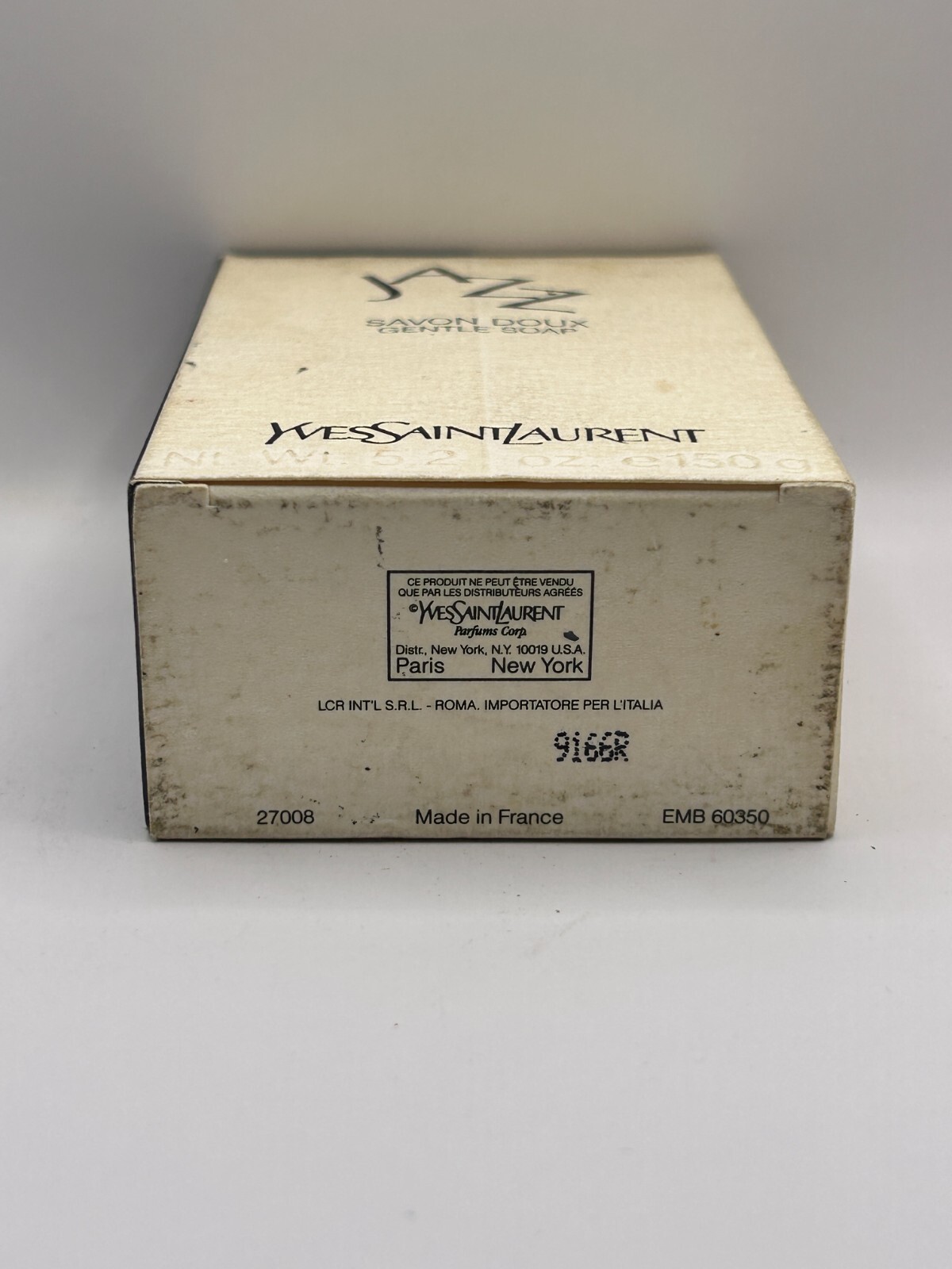 YVES SAINT LAURENT JAZZ 150G GENTLE SOAP (NEW WITH BOX)