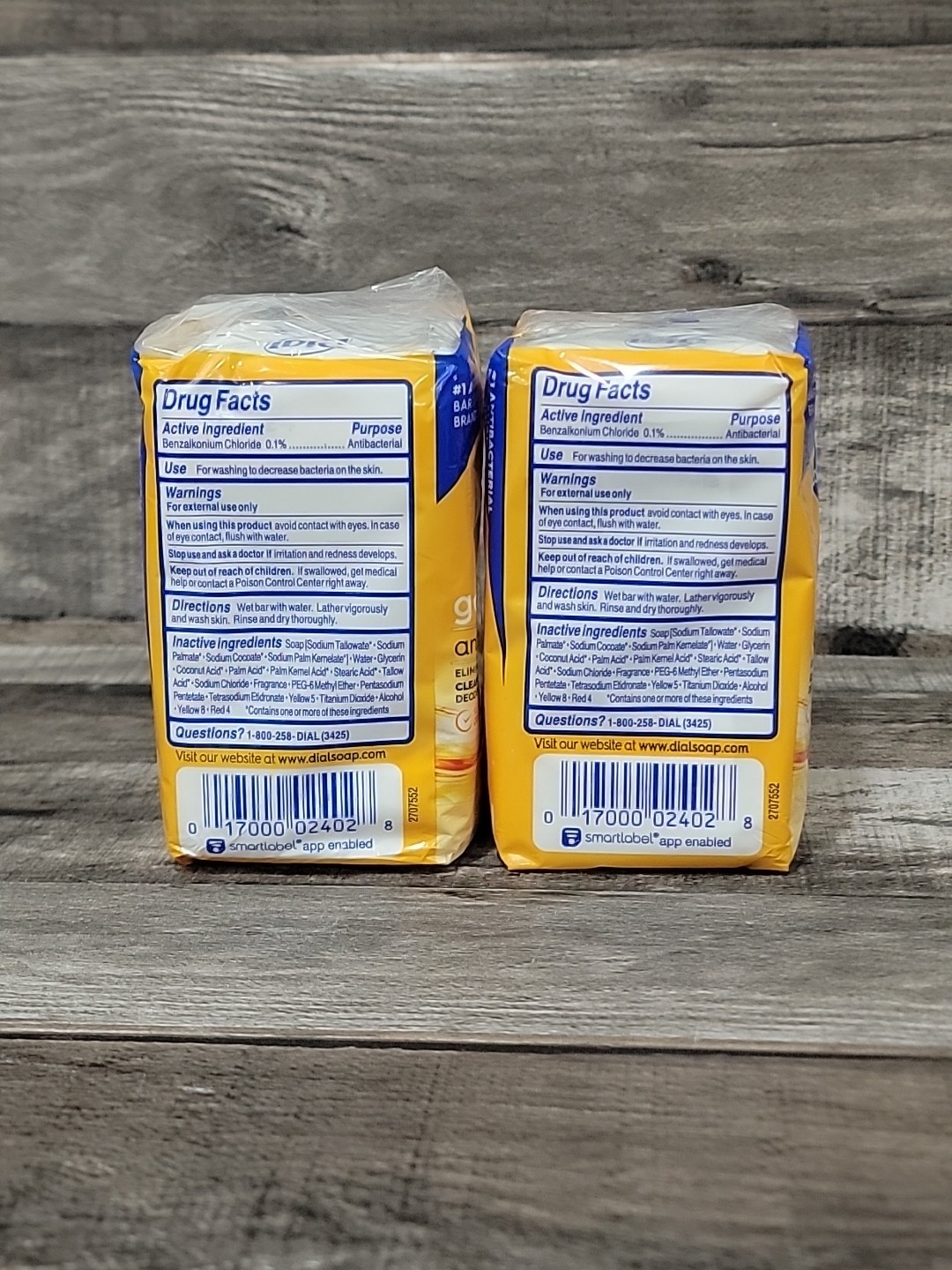 2 – 3-PACK Dial Gold Deodorant Soap Bar 4 oz bars New In Sealed Package