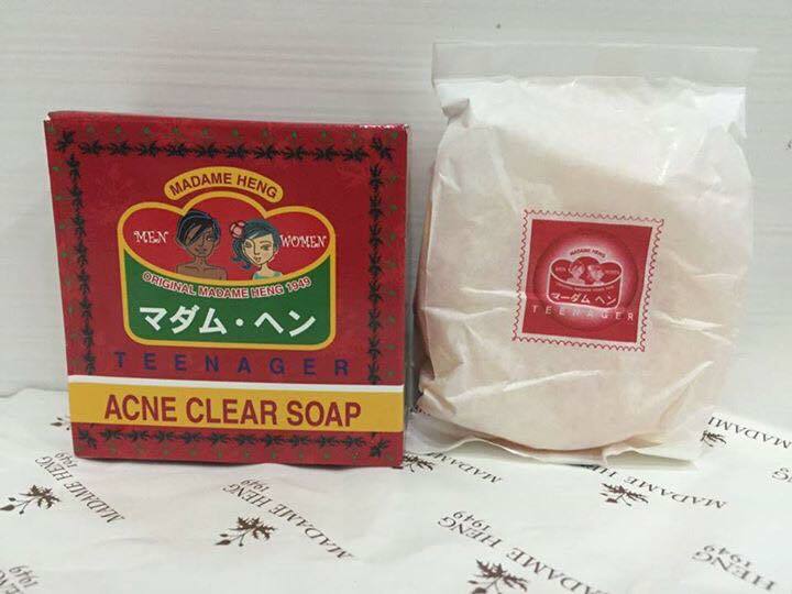 6X 150g Acne Clear Soap Original Madame Heng Facial Body Cleaning Anti Pimples