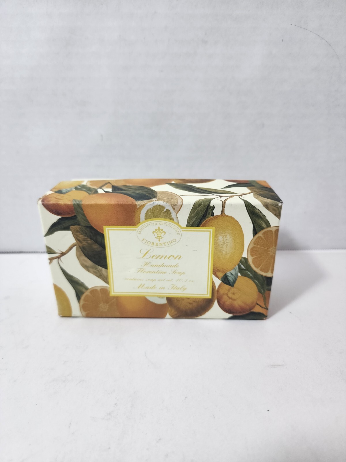 Saponificio Artigianale Fiorentino Large 10.5oz Bar Soap Italy Lemon BRAND NEW!