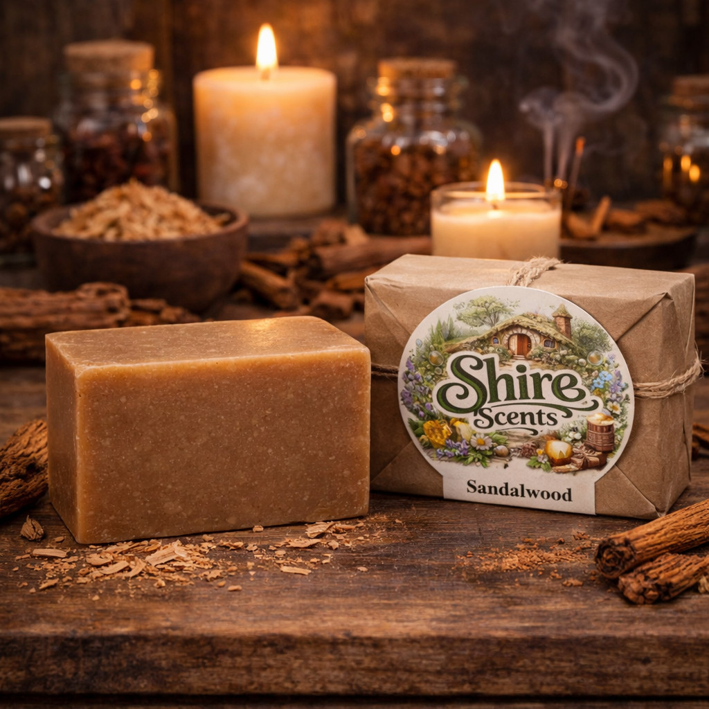 Shire Scents ~ Sandalwood Hollow Soap 4oz Bars