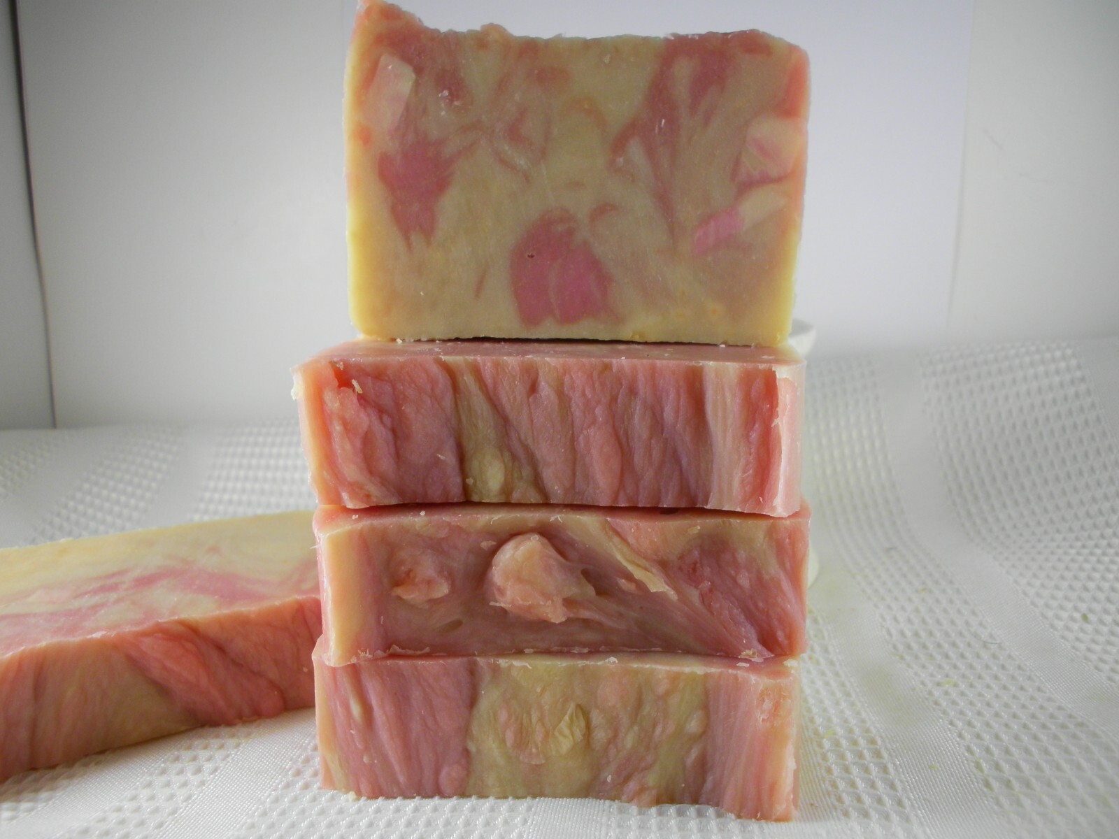 Pink Jasmine Goat Milk Soap Shea, Cocoa Butter Natural Organic Homemade