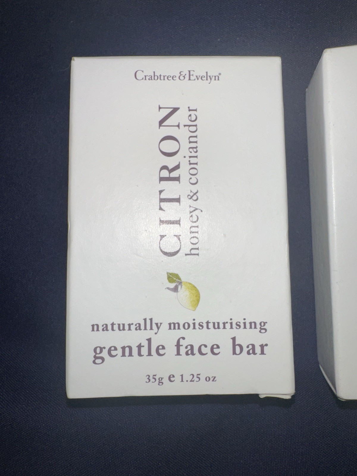 Crabtree Evelyn Citron Honey Coriander Gentle Face Bar-1.25oz – Set of 3 Moistur