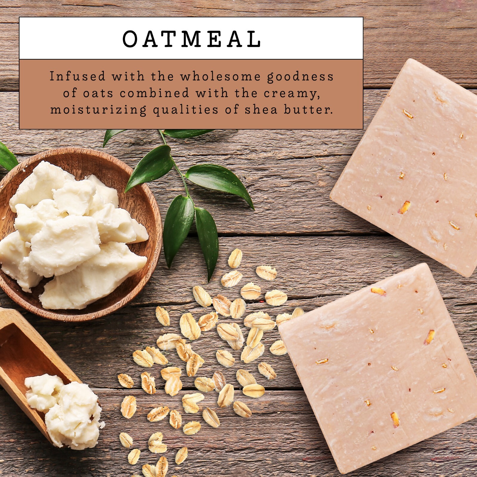 Handmade Goat Milk Soap, Oatmeal Scent, Goats Milk Soap Bar, Made in USA