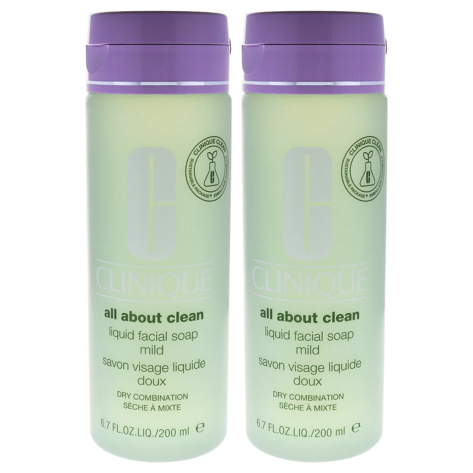 Clinique All About Clean Liquid Facial Soap Mild by Clinique for Unisex – 6.7…