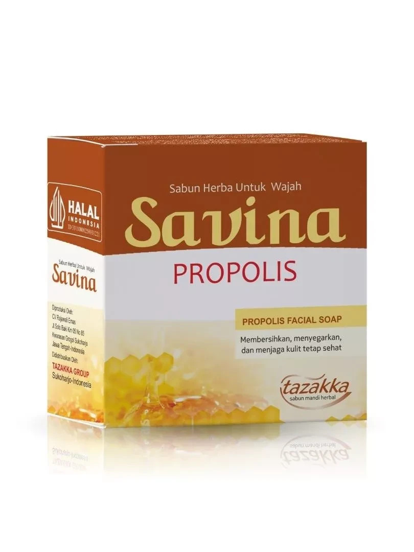 Savina Propolis Facial Cleansing Bar Soap 50g Natural Face Wash