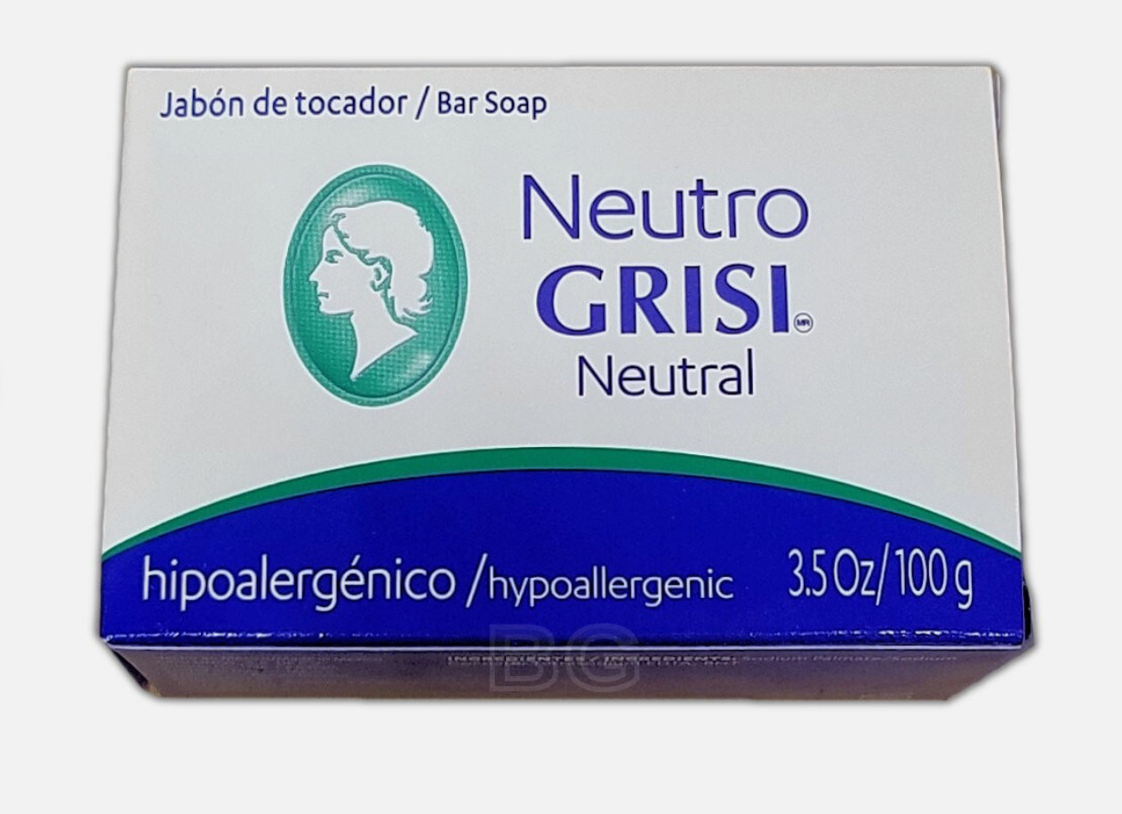 GRISI NEUTRAL NEUTRO SOAP Balancing 3.5 oz Scent Bar Hand Face Jabon 1 Pack