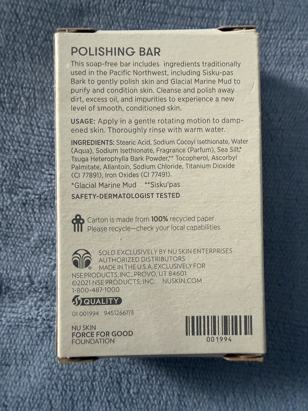 Nu Skin Epoch Polishing Bar NIB