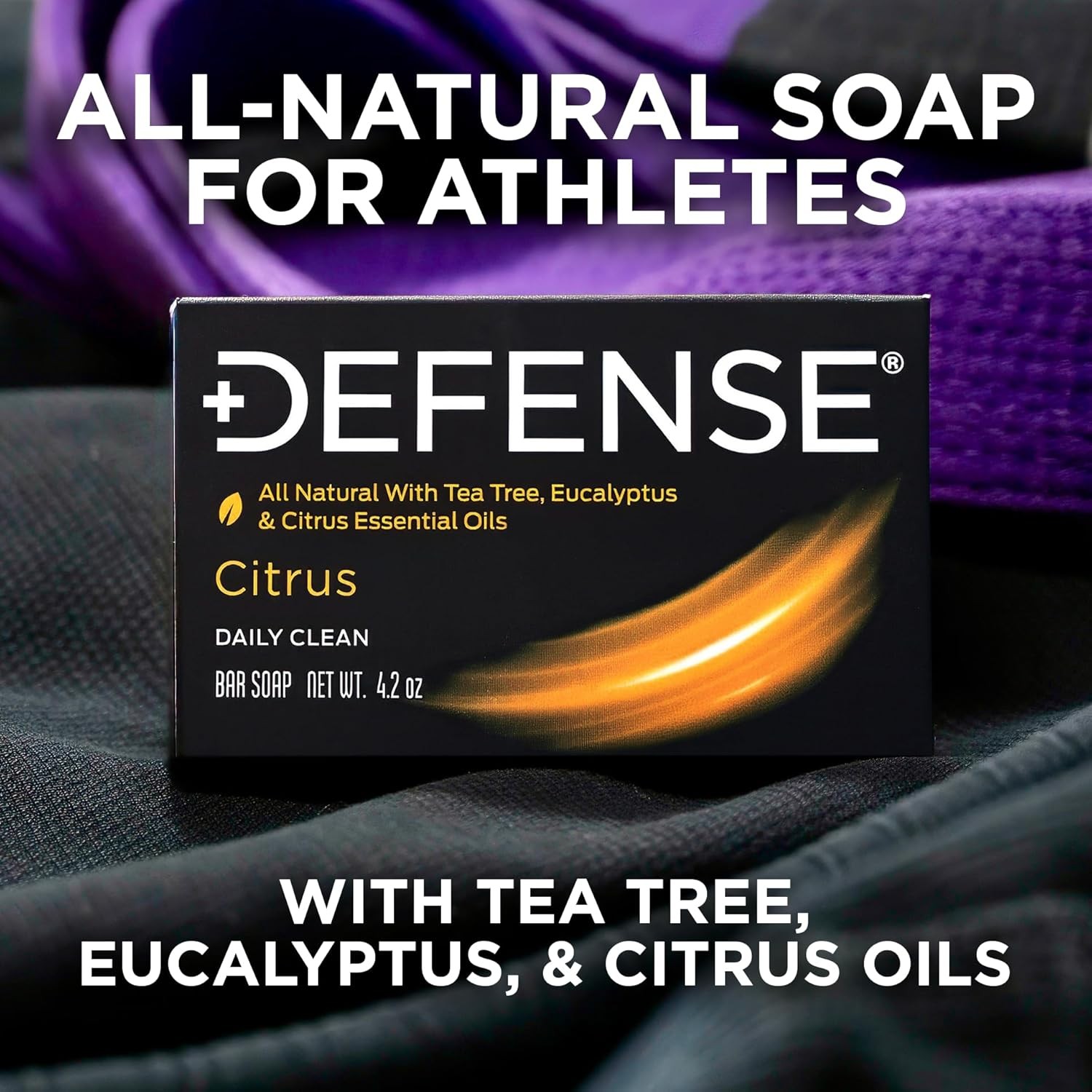 Defense Soap Tea Tree Bar Antibacterial Antifungal Natural 4oz Eucalyptus