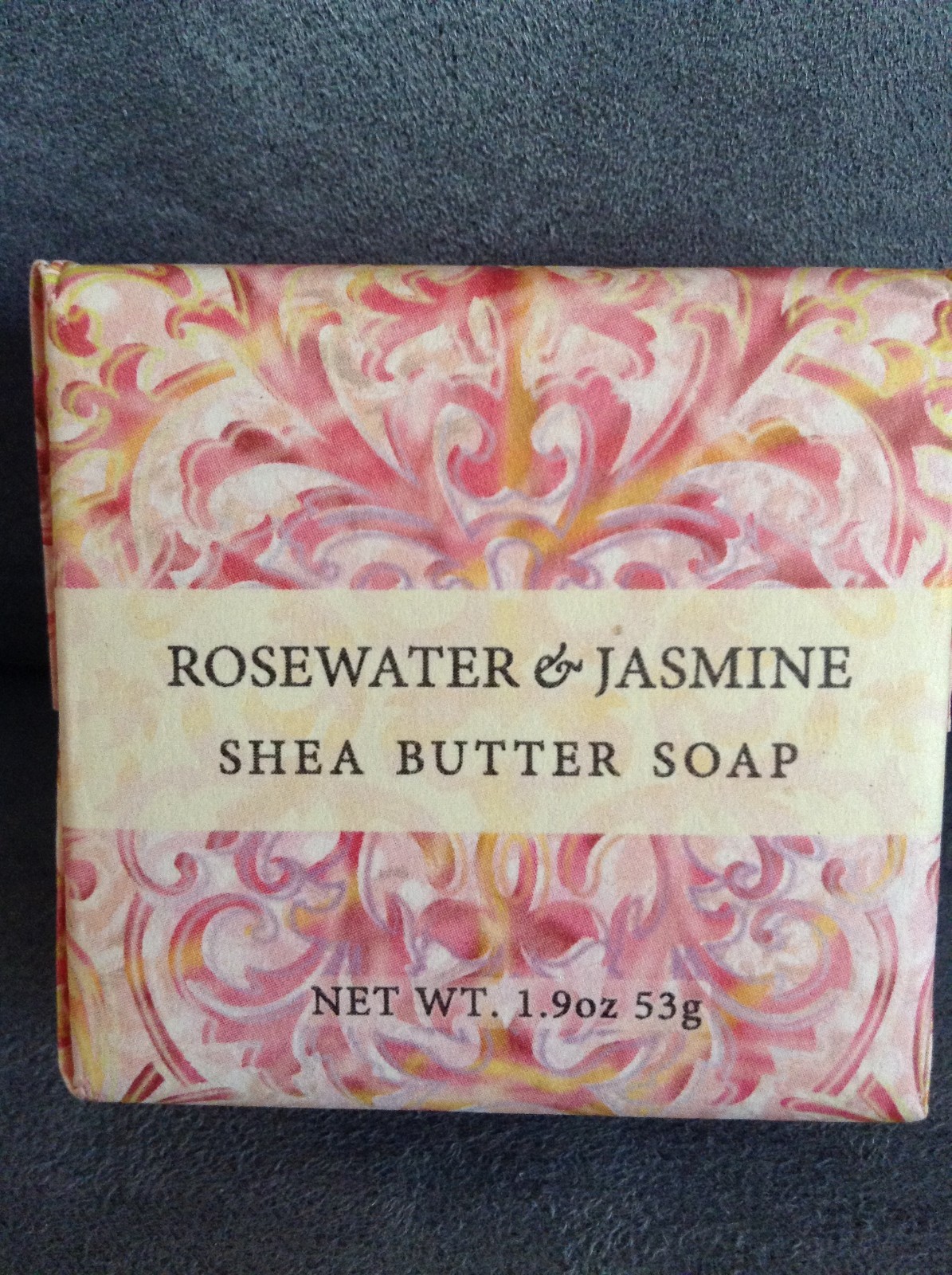 GREENWICH BAY TRADING CO. ROSEWATER & JASMINE SHEA BUTTER BAR SOAP 1.9 OZ