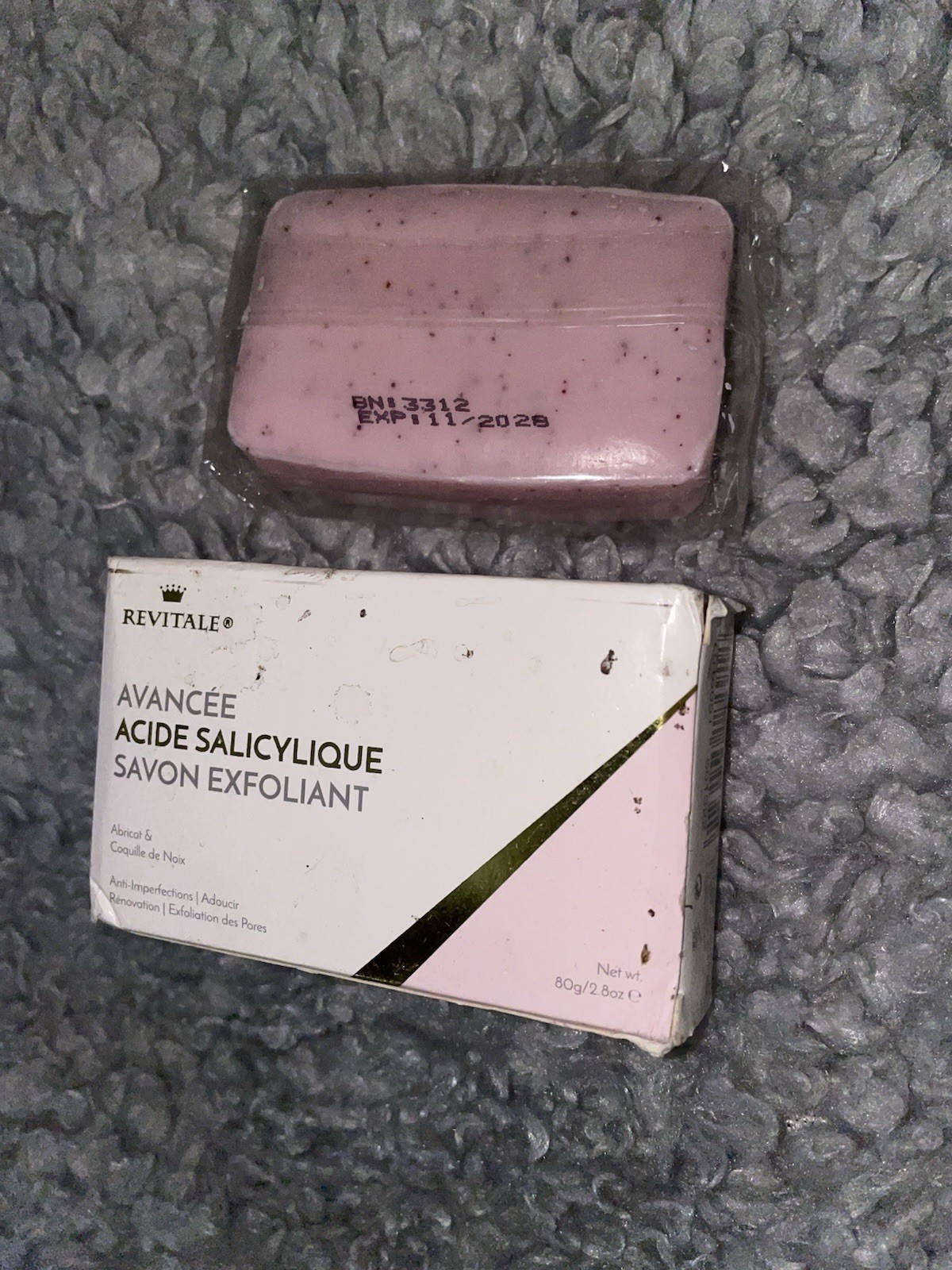 Salicylic Acid Scrub Soap for Pores Softens Skin, Reduces Blemishes Sealed 2028