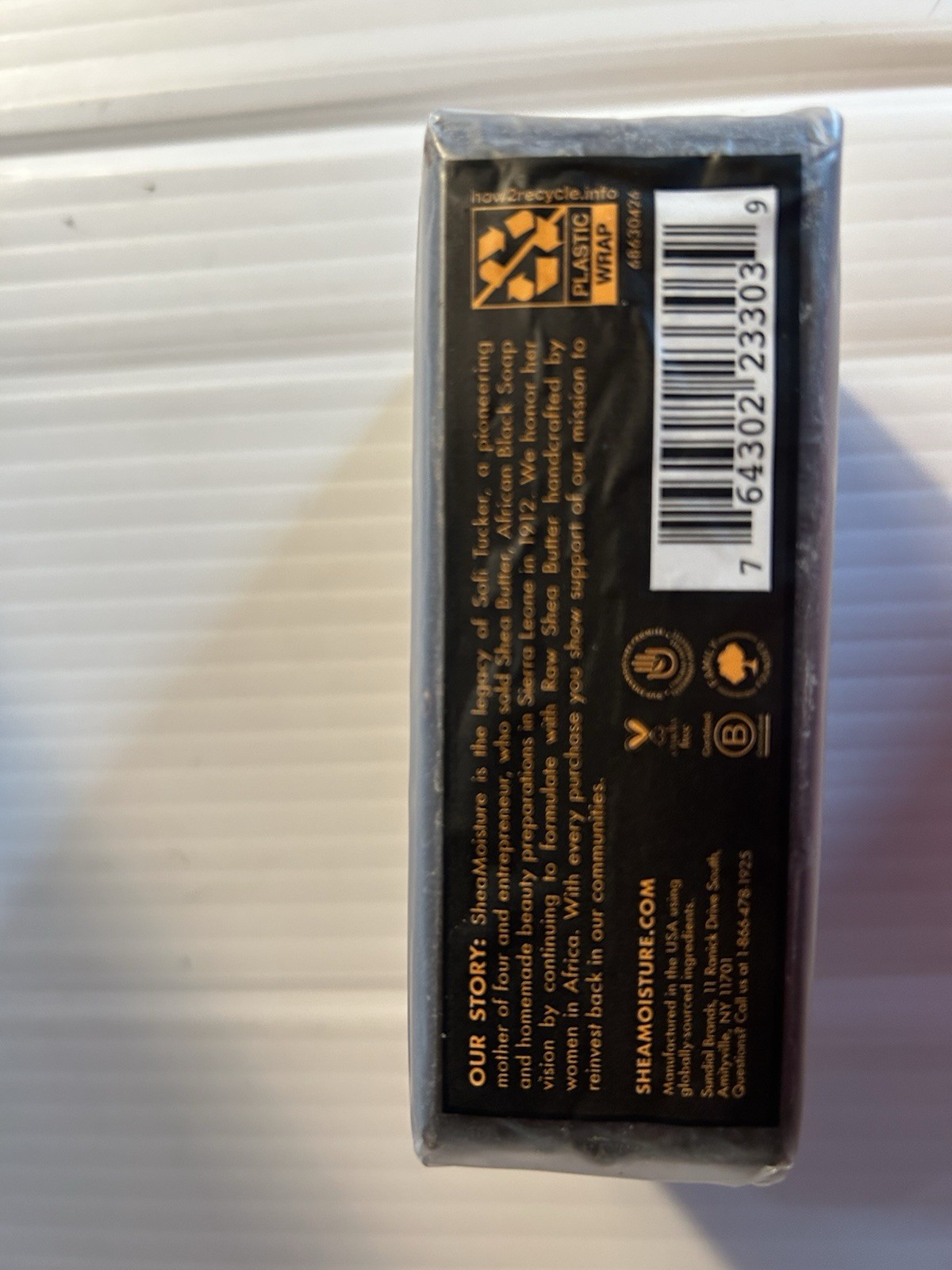 Shea Moisture African Black Soap Oats Aloe Vitamin E For Troubled, Dry Skin 8oz