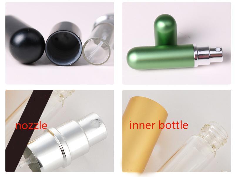 5ML Travel Mini Refillable Portable Empty Atomizer Perfume Bottles Spray Bottle