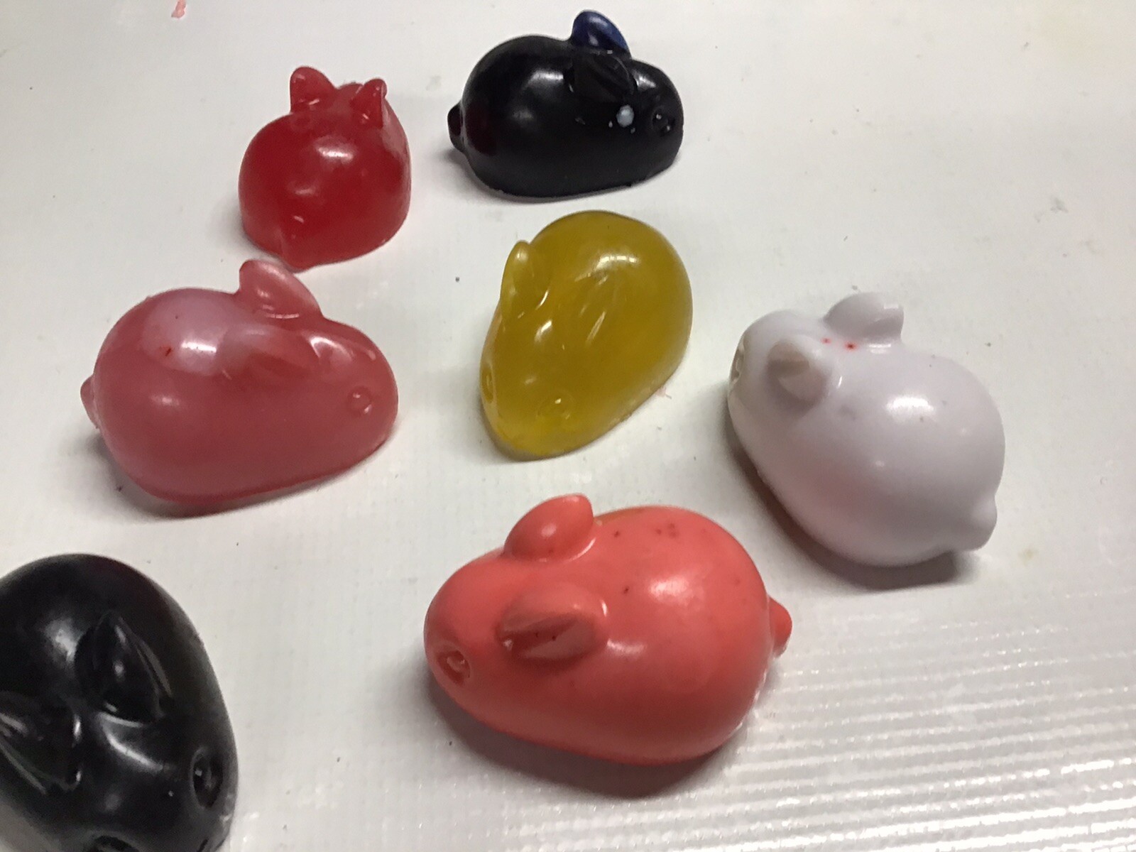 Set of 3 bunny shaped bar soap. (3)