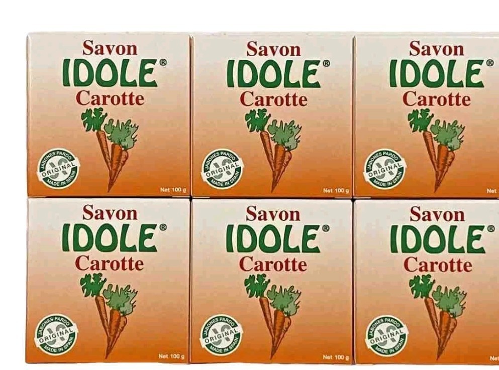 6 Pack IDOLE Carrot Soap 100g each Made In EU FREE SHIPPING