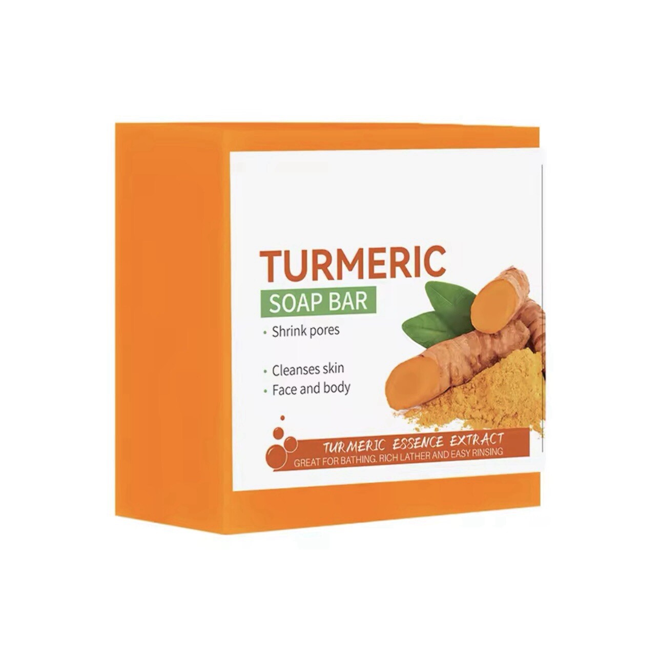 Hand Made Turmeric Soap Body Cleaning Lightening Dark Underarm Leg Body