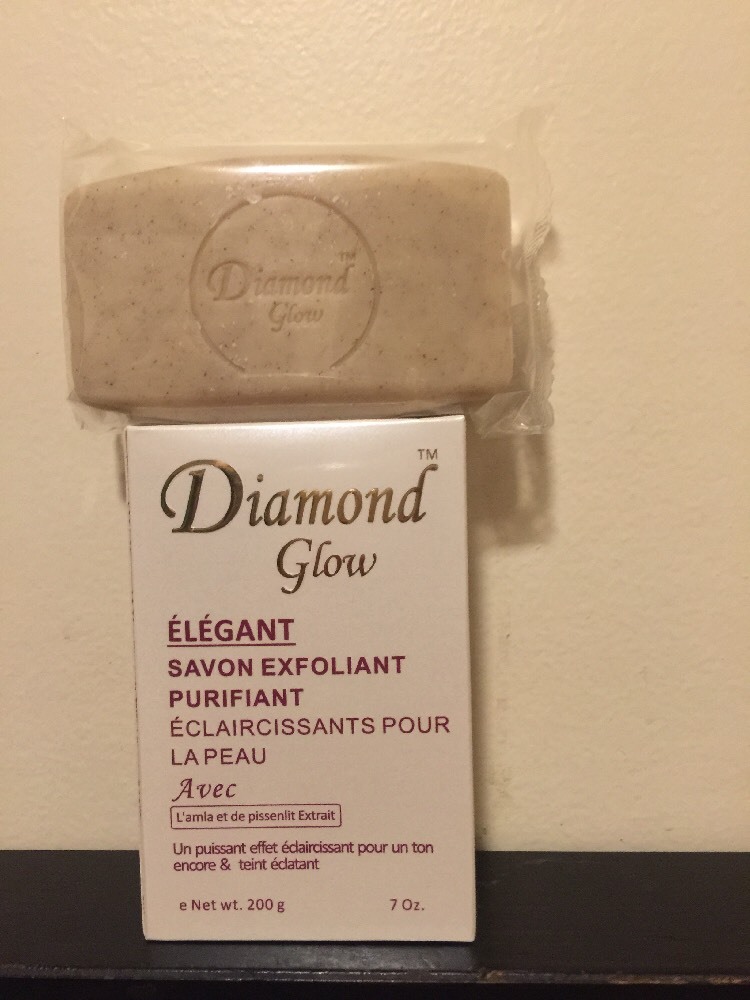 Diamond Glow Elegant Exfoliating Purifying Soap . FAST SHIPPING