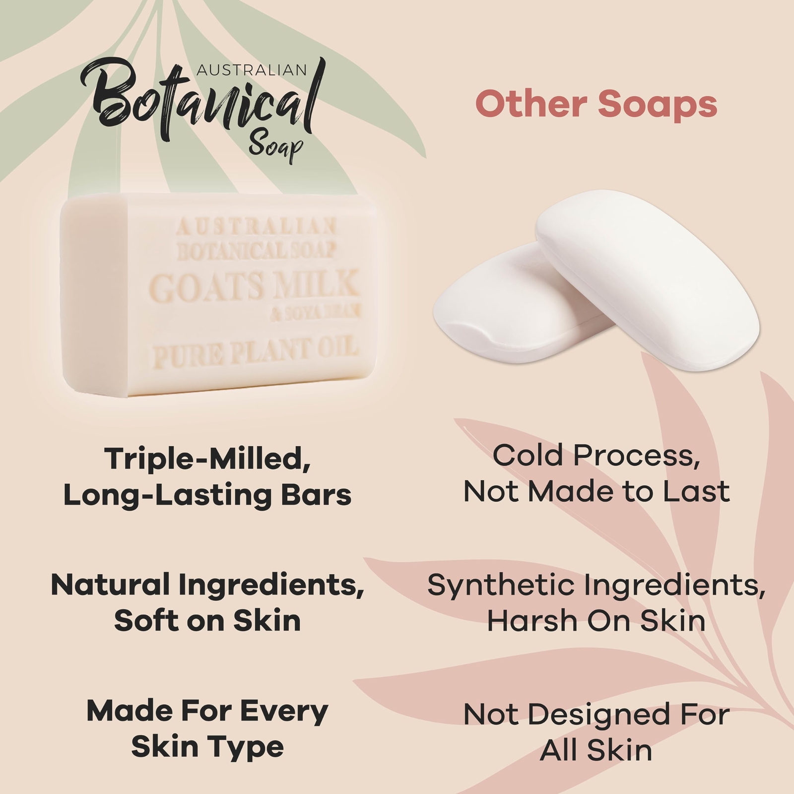 Goats Milk Honey Lemongrass & Sea Salt Soap Shea Butter Natural Bars