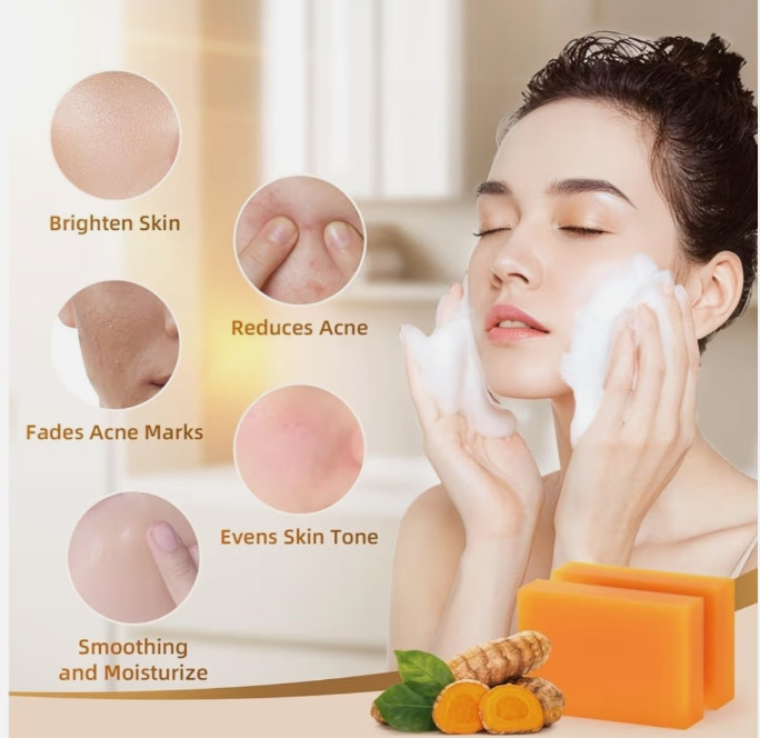Jabon Blanqueador De Piel Cara Natural Aclarante Aclarador Cuerpo Manchas Oscura