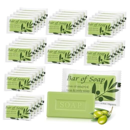 Bulk Bar Soap Travel Mini Soap Bars Bulk 0.5 1 Ounce (Pack of 30) olive oil