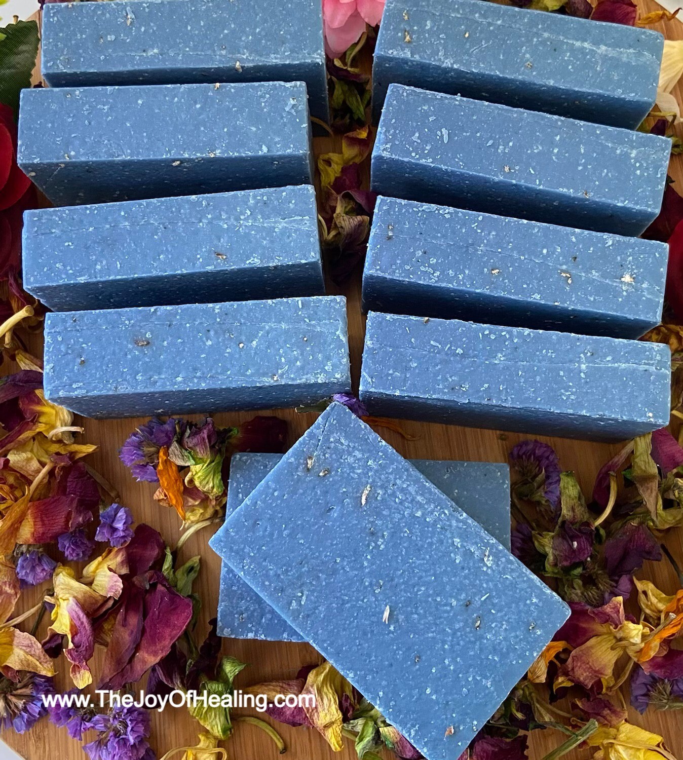 Blueberry Scrub Shea Butter Natural Handmade Cold Process Bar Soap