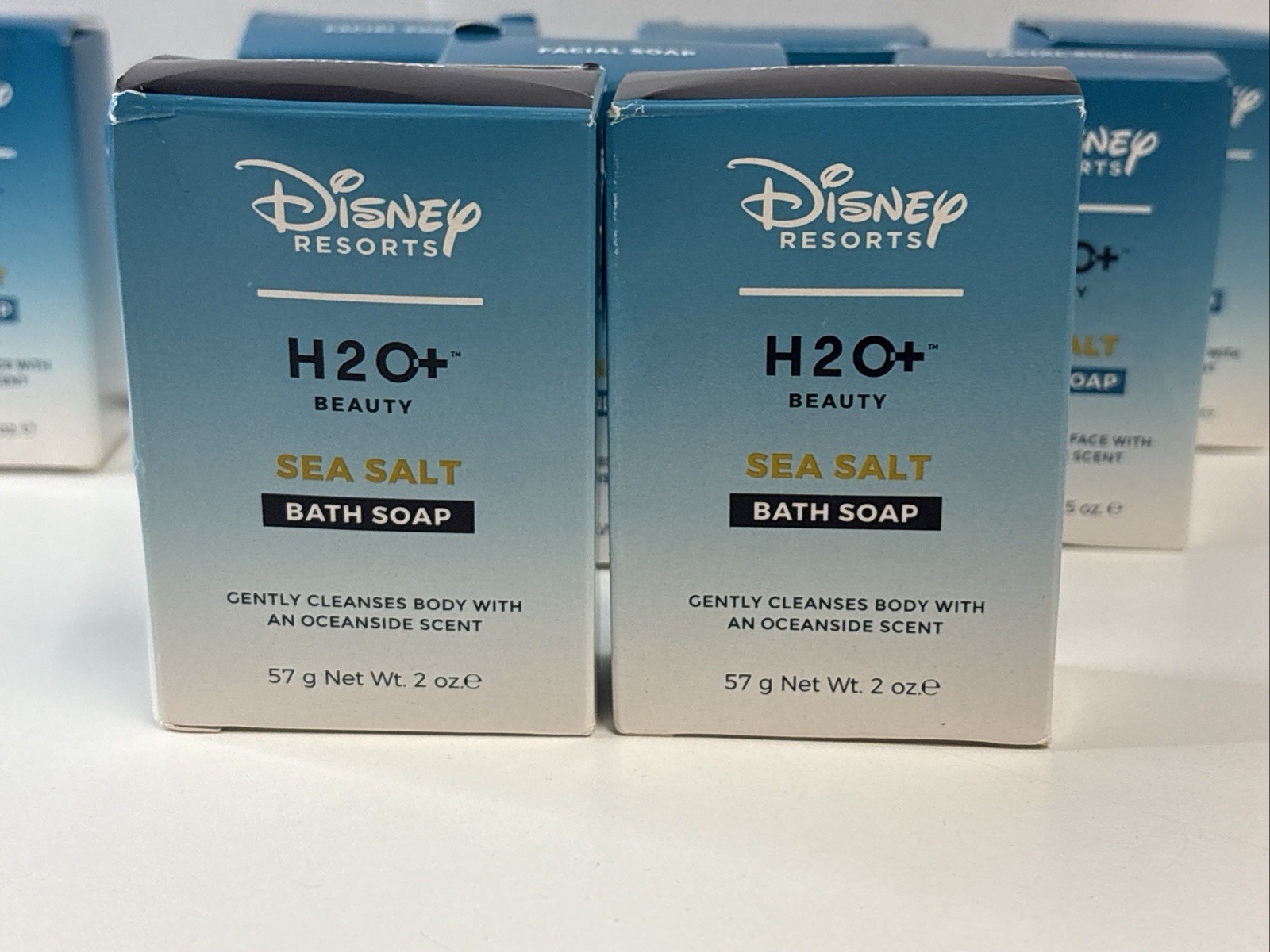 8 Disney Resorts H2O+ Beauty Sea Salt Bath Soap (2) & Facial Soap (6) ~ NEW