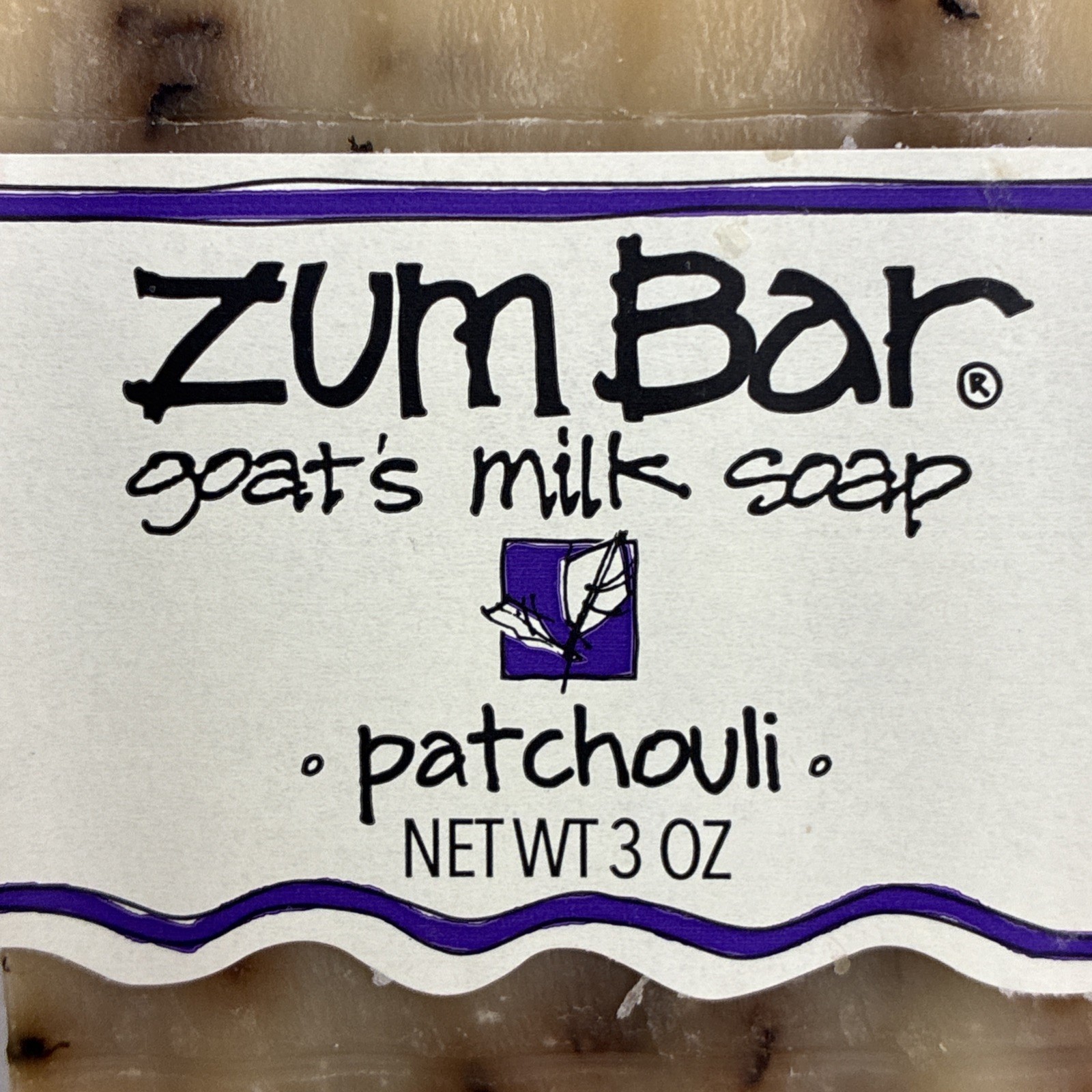 5-PACK Zum Bar Patchouli Goat’s Milk Soap Bars Lot Hand Made Cold Process Method