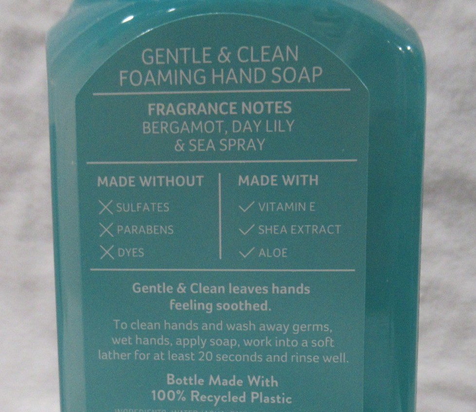 Bath & Body Works Gentle & Clean Foaming Hand Soap Lot Set of 2 TURQUOISE WATERS