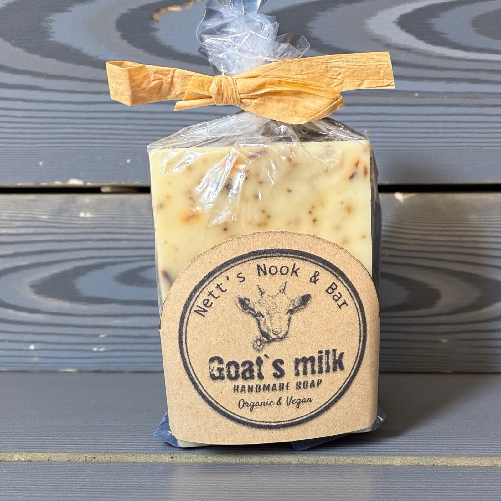 Handmade Goat Milk Soap Bar Lemongrass & Chrysanthemum Vegan Organic All Natural