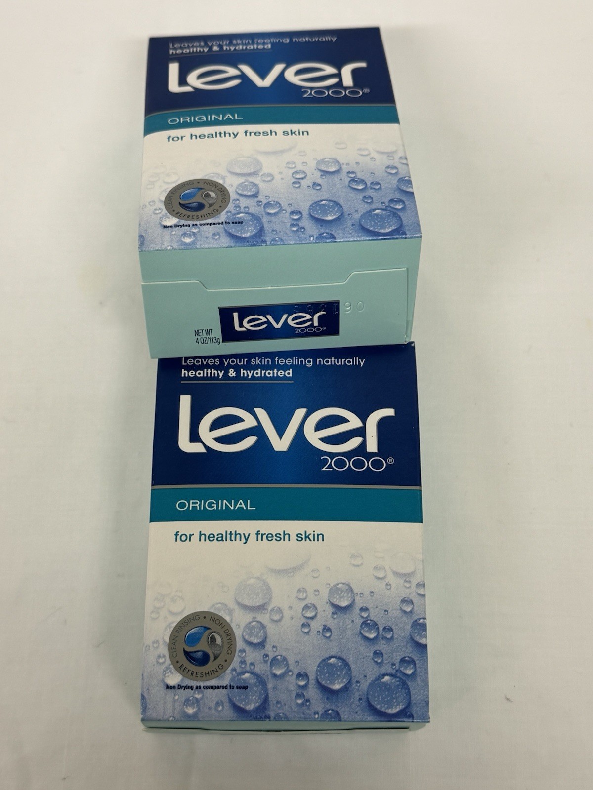 Lever 2000 Original Bar Soap Made In USA (2) 4oz Bars New Discontinued