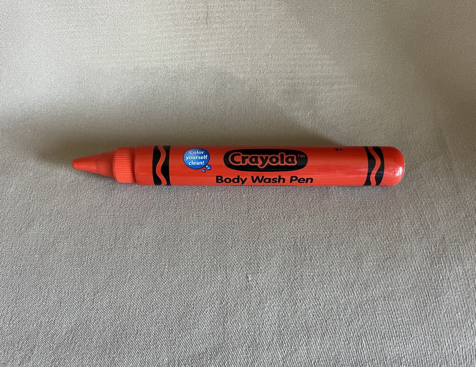 1.9 Oz. Crayola Bathtub Body Wash Pen Radical Red Raspberry, For Ages 3+, New!