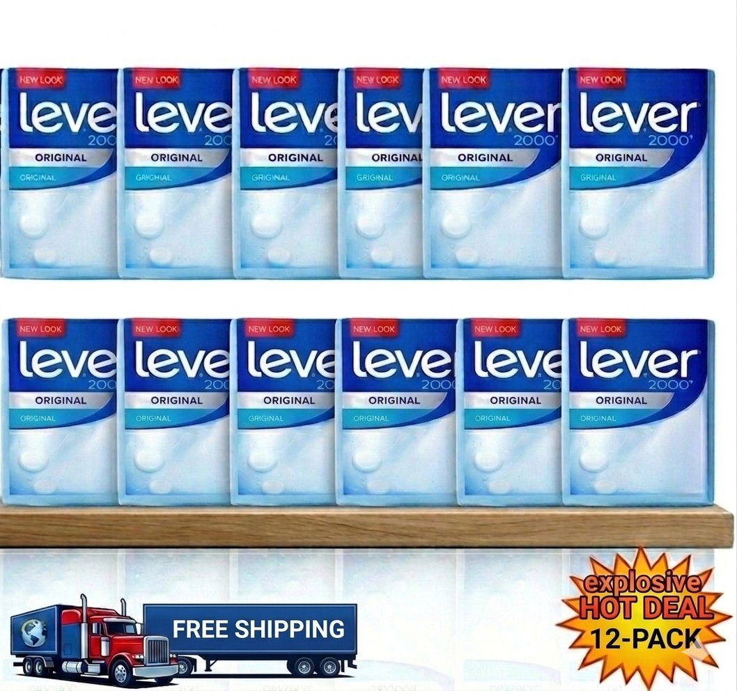 Lever 2000 Original Bar Soap 3.75 oz Fresh Scent Moisturizing PACK OF 12