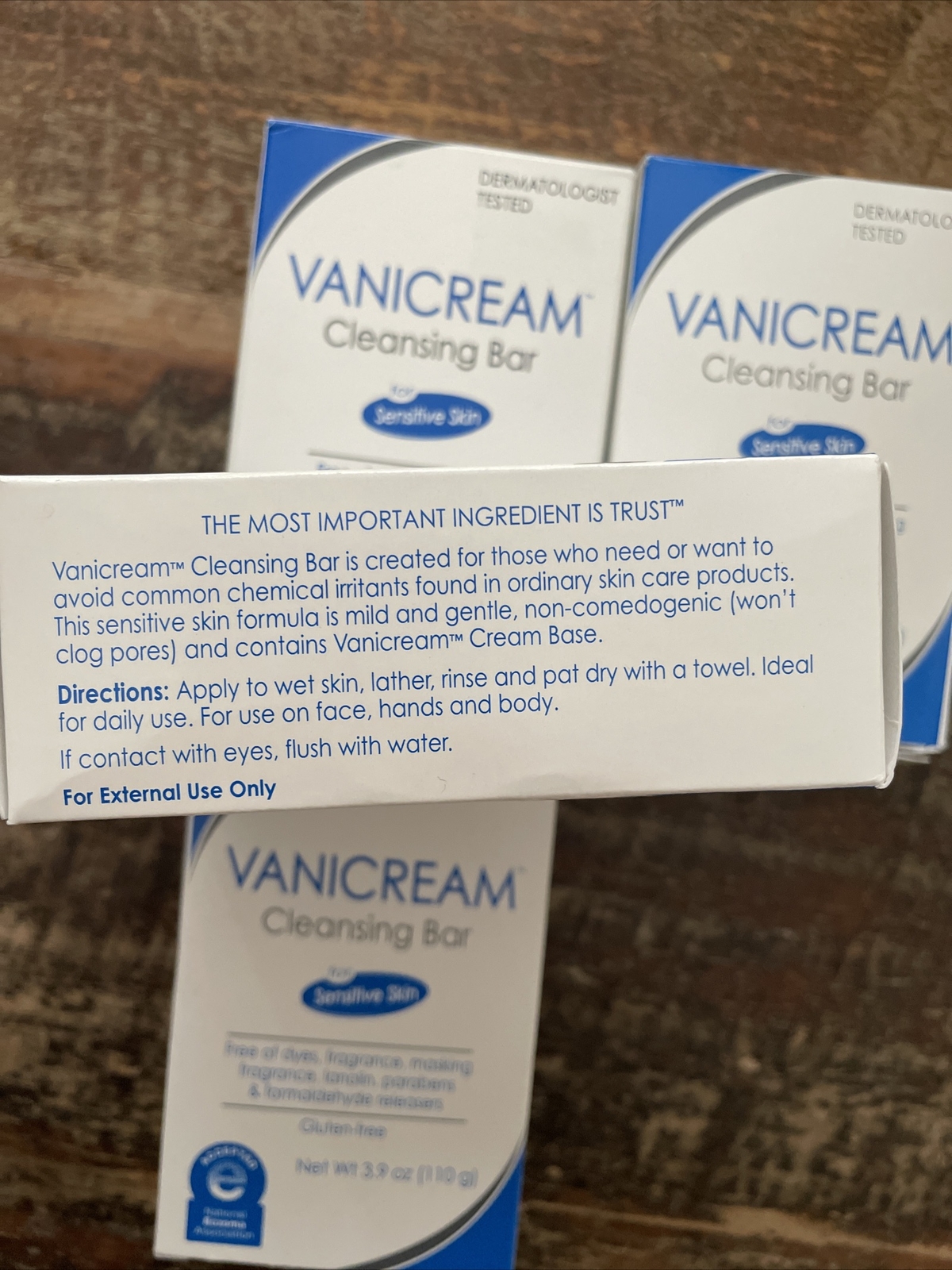 Vanicream Full-Body Cleansing Bar for Sensitive Skin – 3.9 oz – 4 Pack